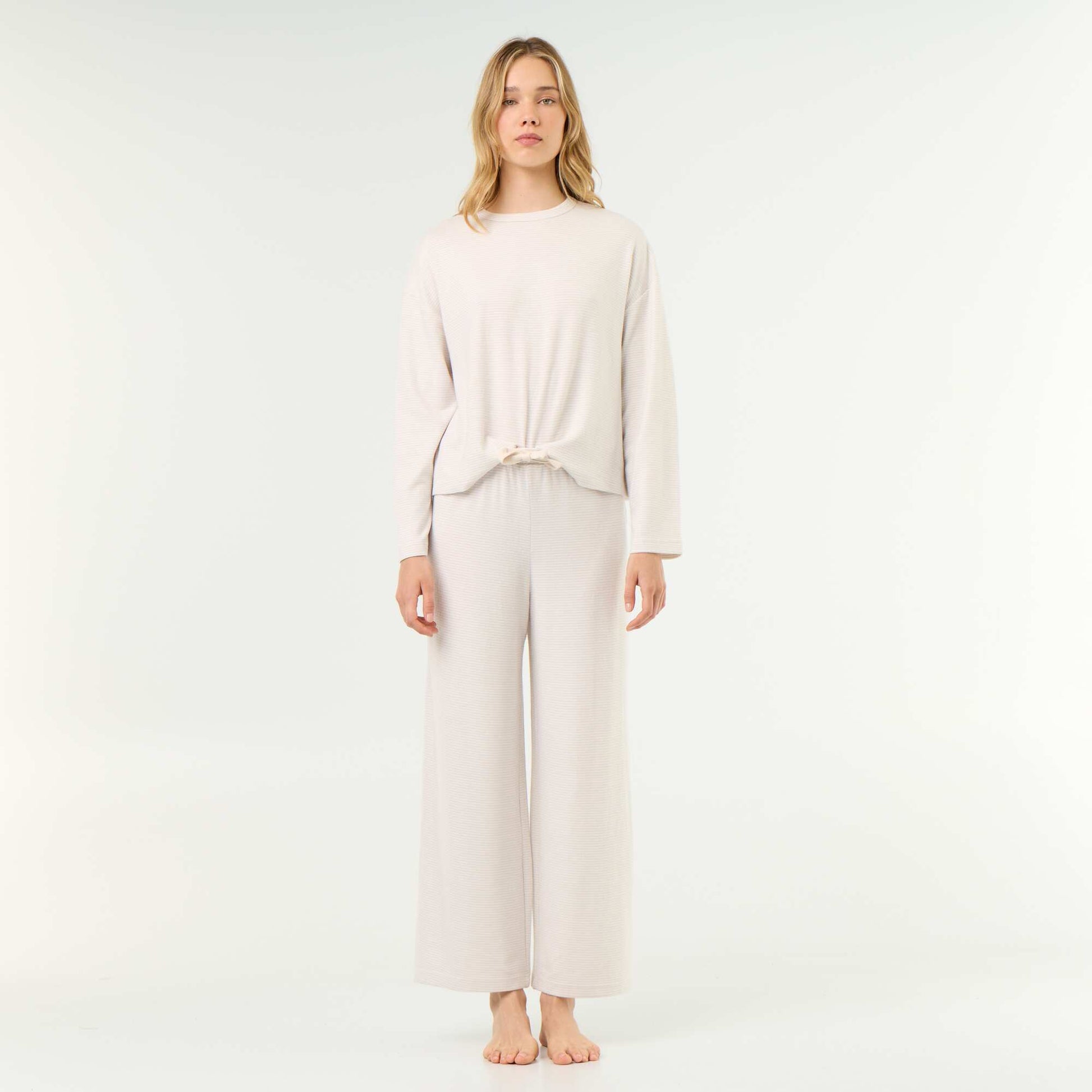 2-piece Pyjama Set - Sweatshirt + Trousers GREY