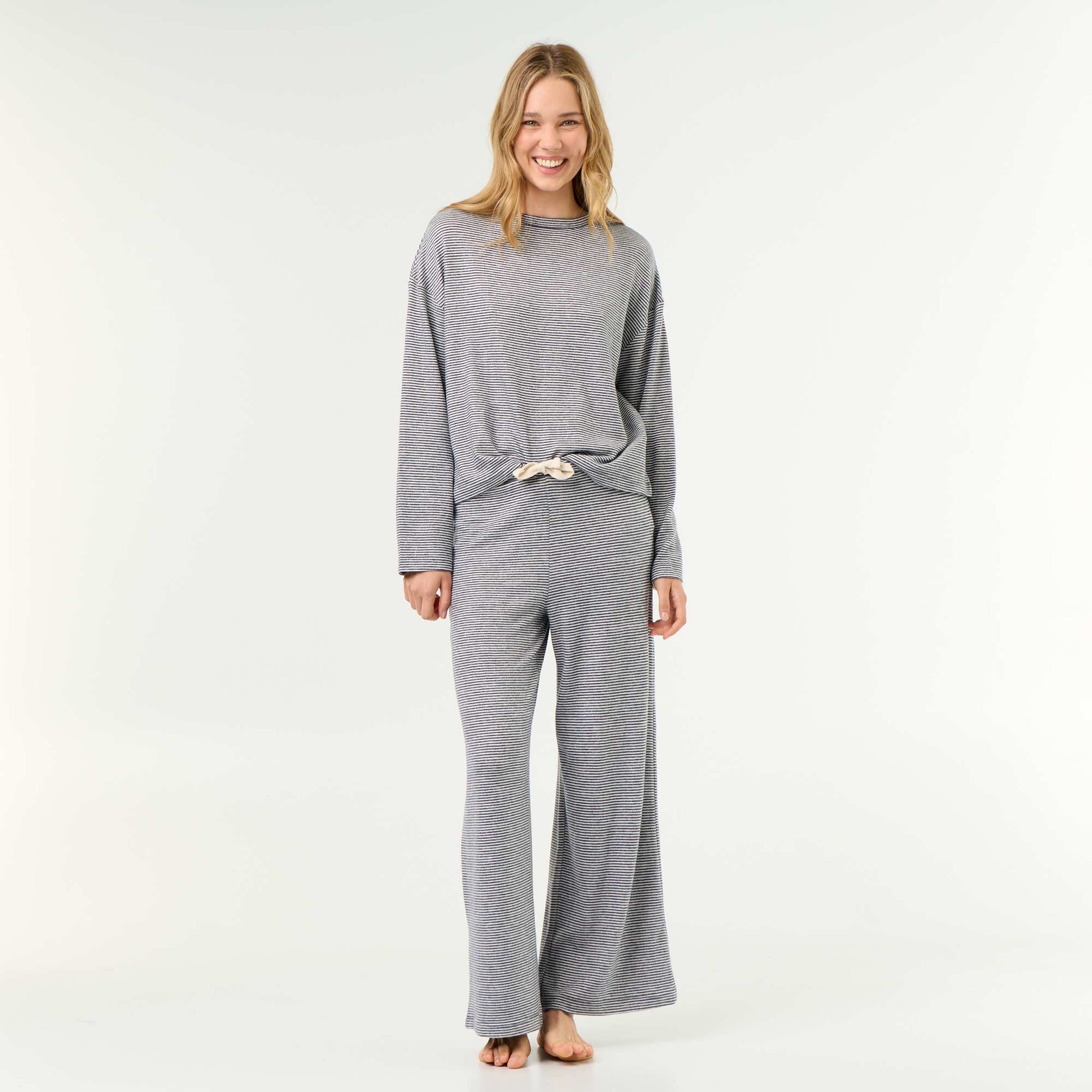 2-piece Pyjama Set - Sweatshirt + Trousers BLUE
