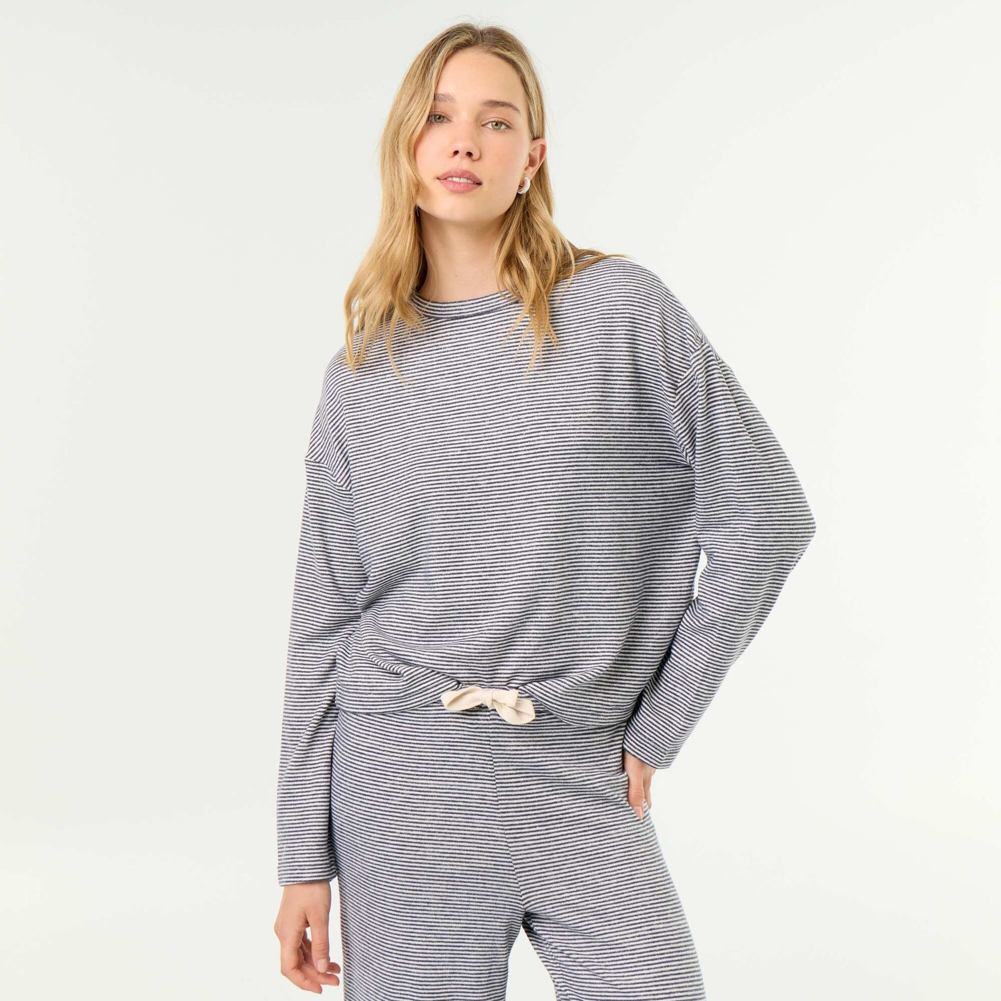 2-piece Pyjama Set - Sweatshirt + Trousers BLUE