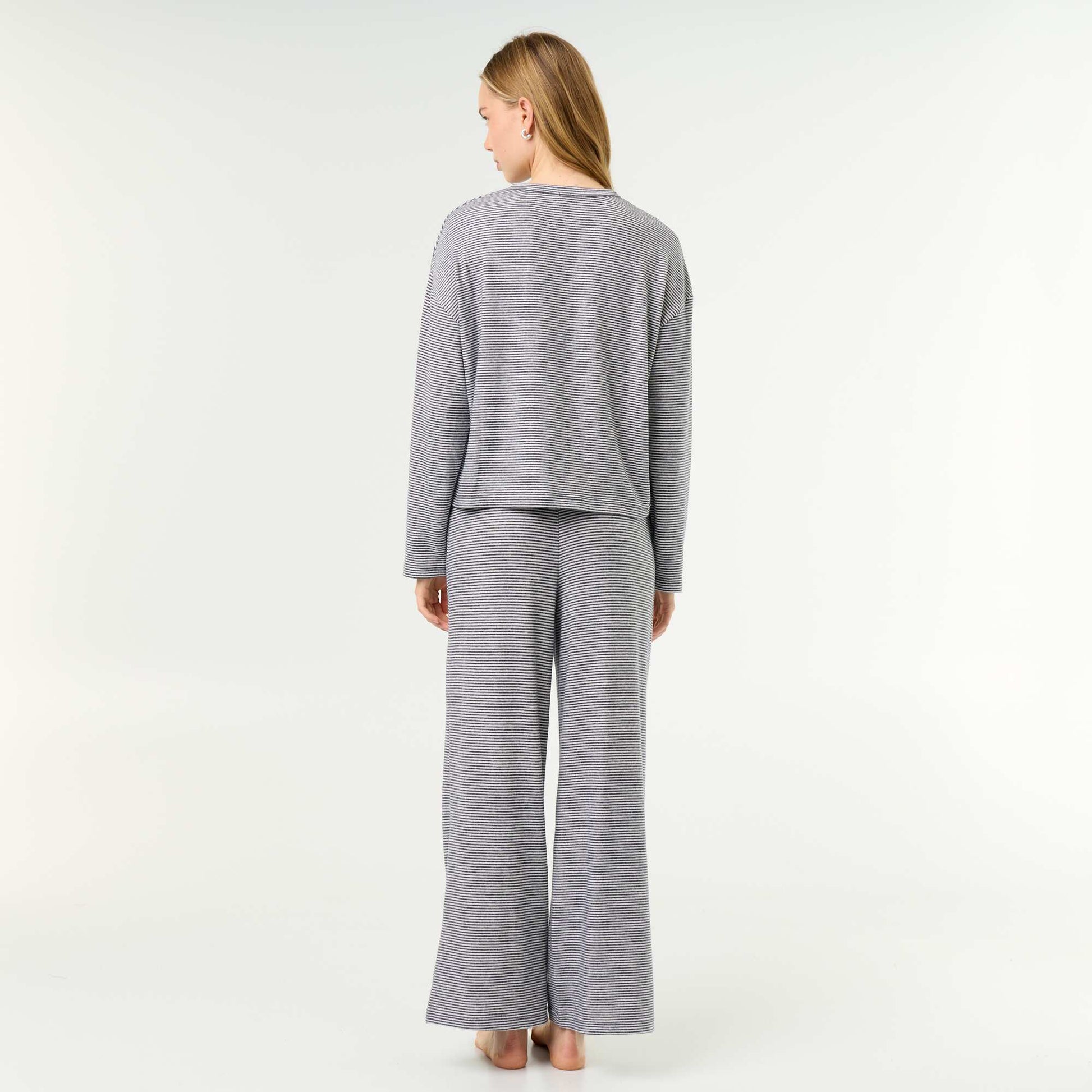 2-piece Pyjama Set - Sweatshirt + Trousers BLUE