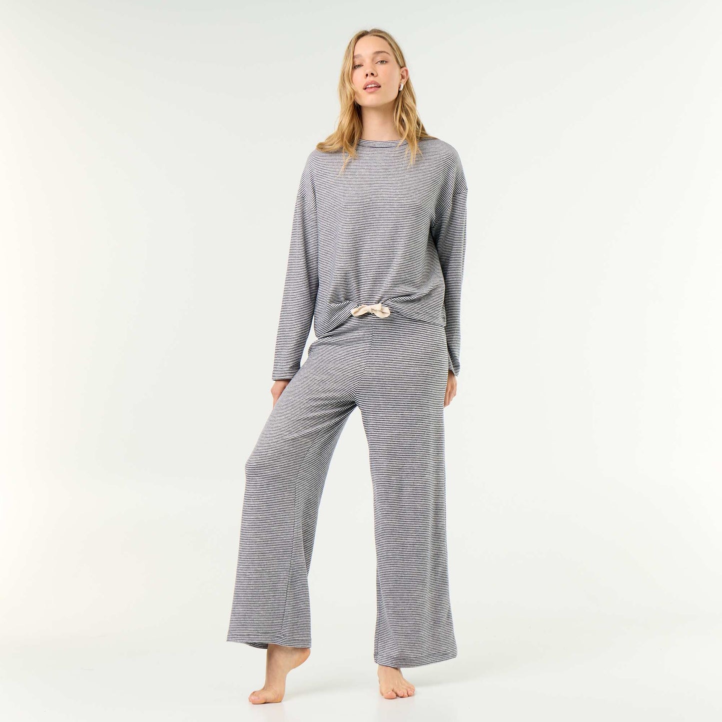 2-piece Pyjama Set - Sweatshirt + Trousers BLUE