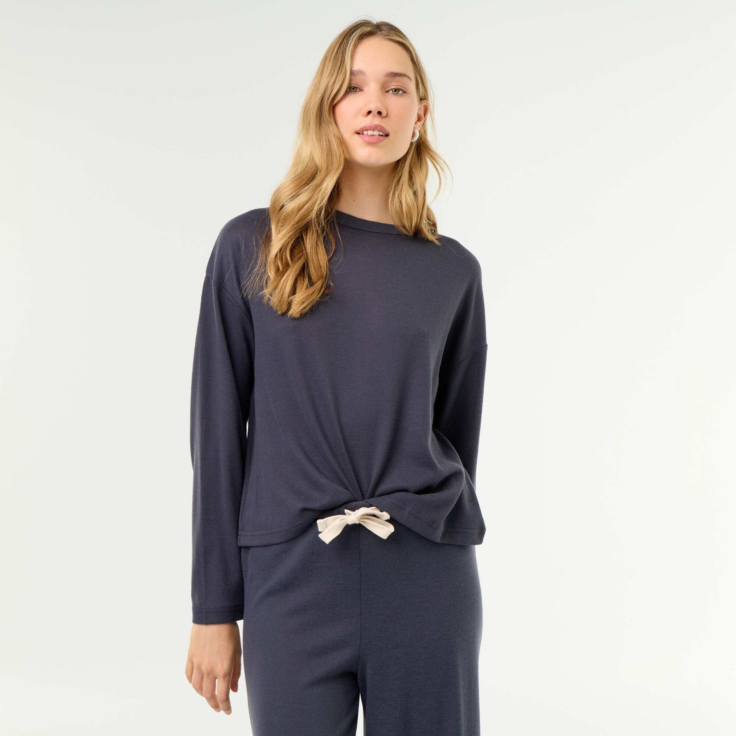 2-piece Pajama Set - Sweatshirt + Pants BLUE