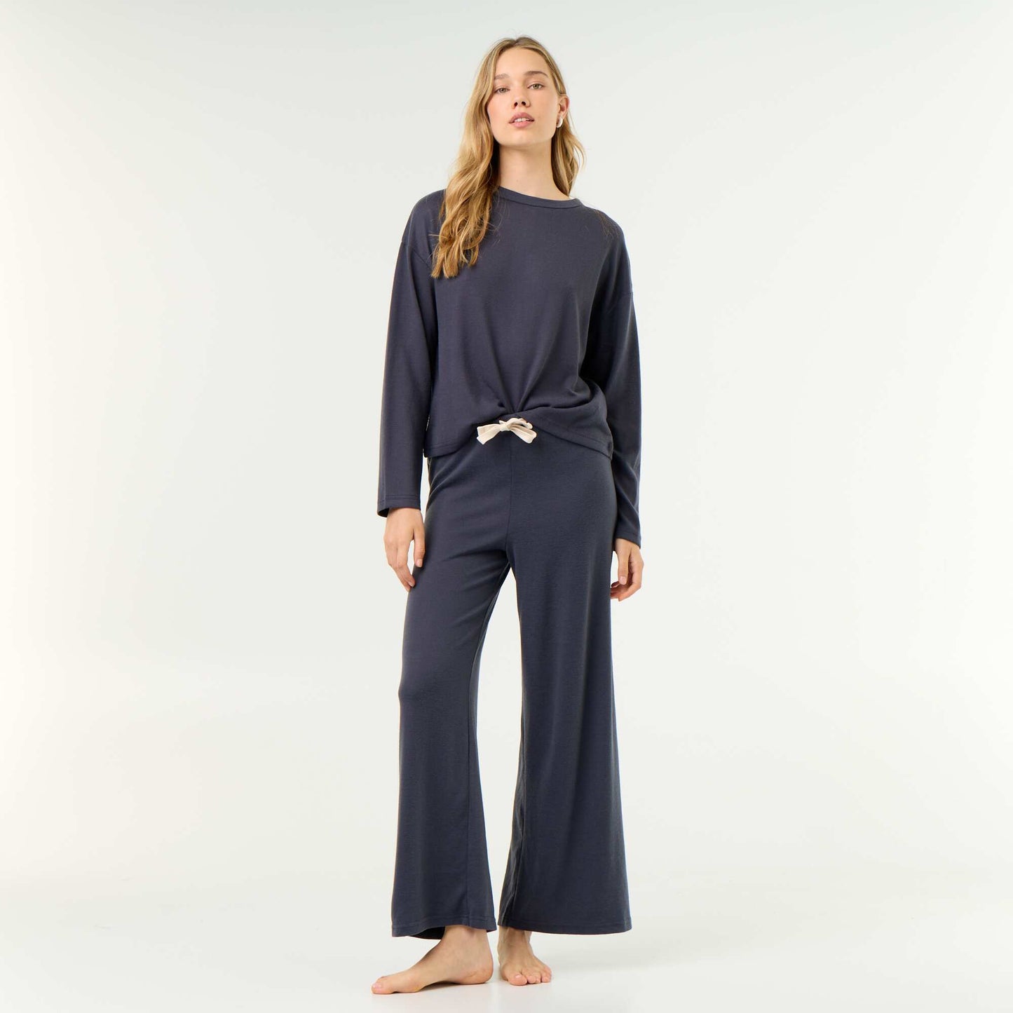 2-piece Pajama Set - Sweatshirt + Pants BLUE