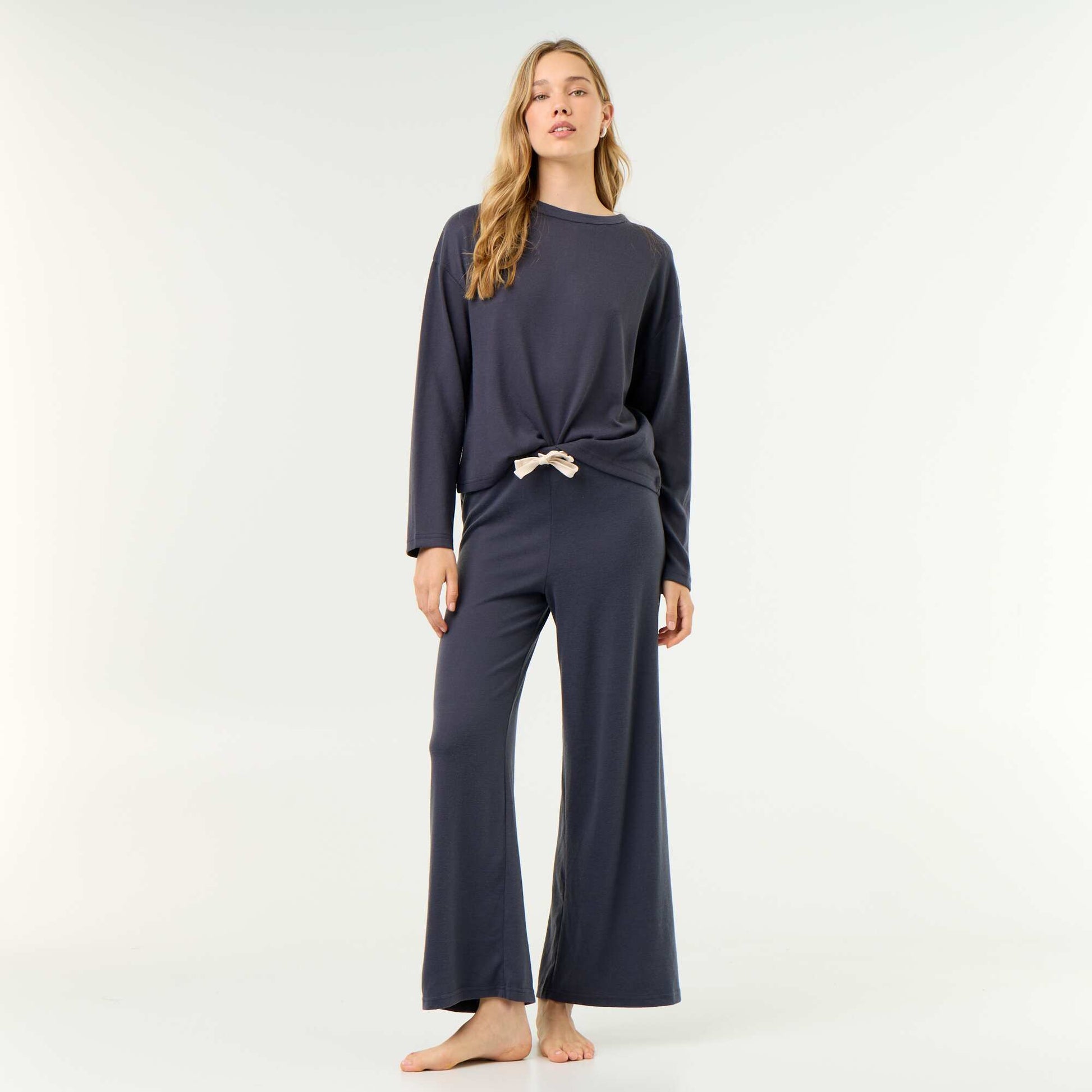 2-piece Pajama Set - Sweatshirt + Pants BLUE