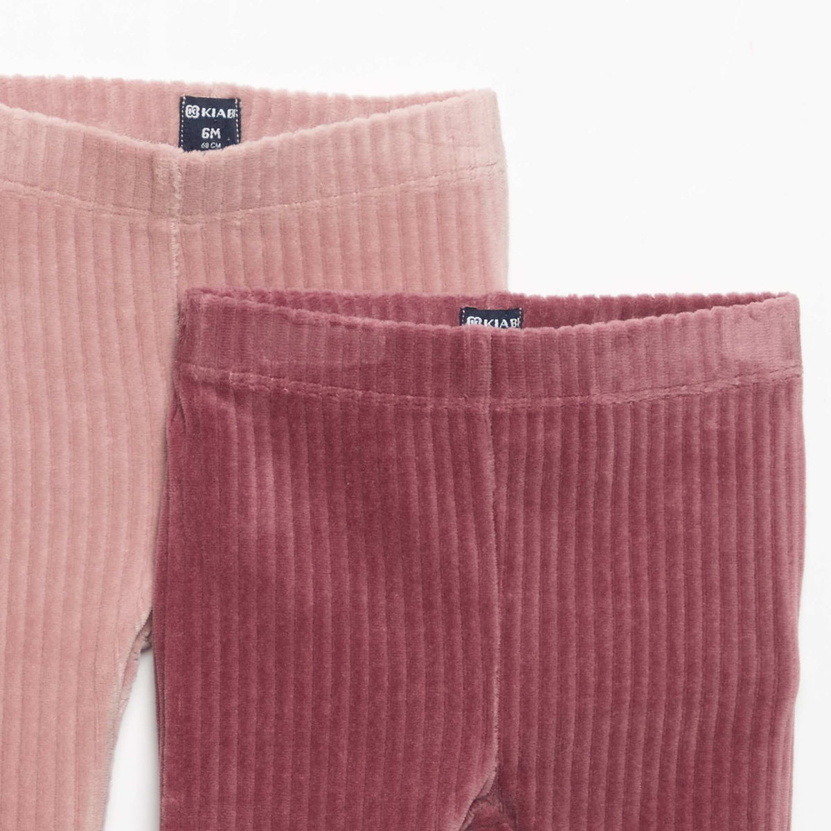 Pack of 2 corduroy leggings PINK