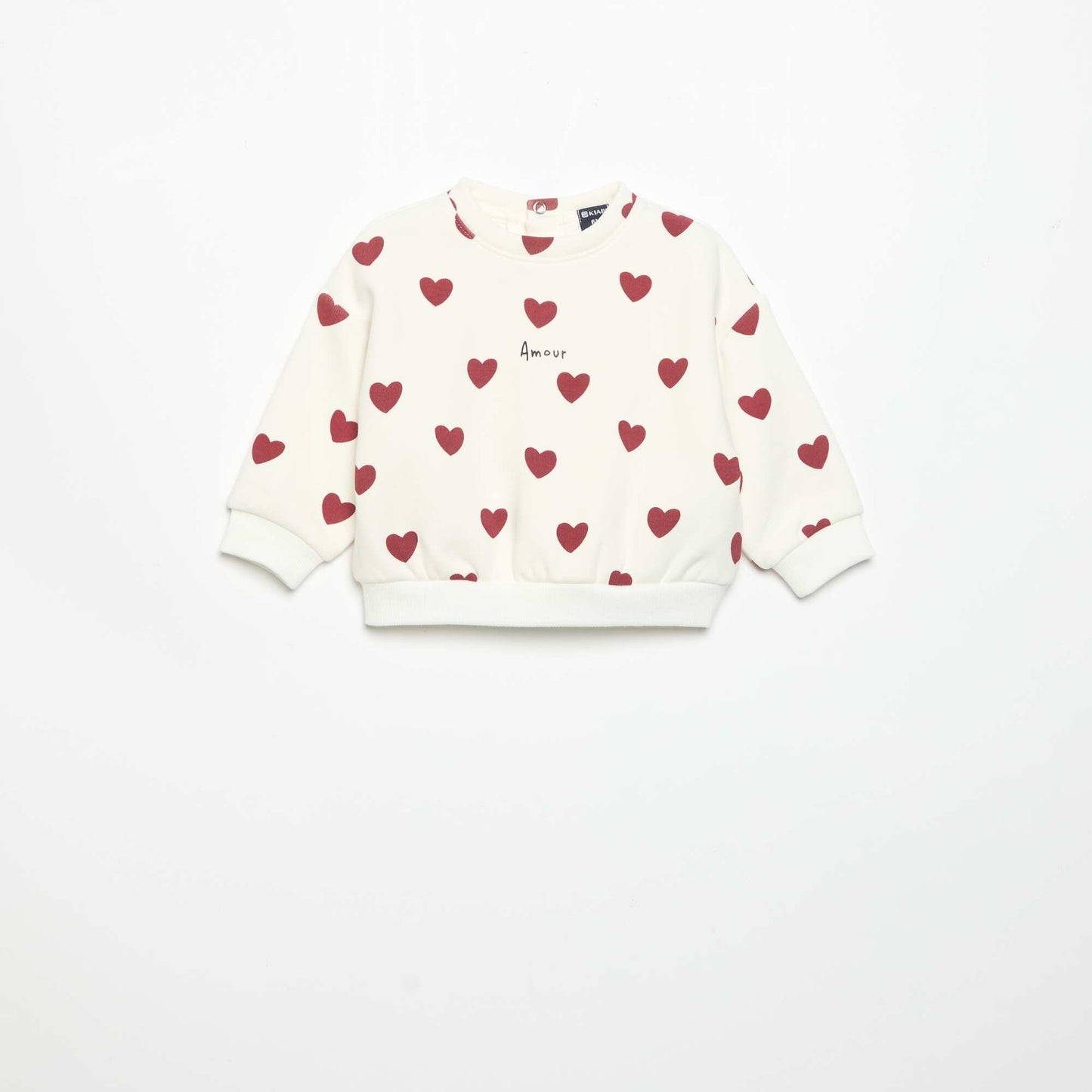 Long-sleeved sweatshirt WHITE
