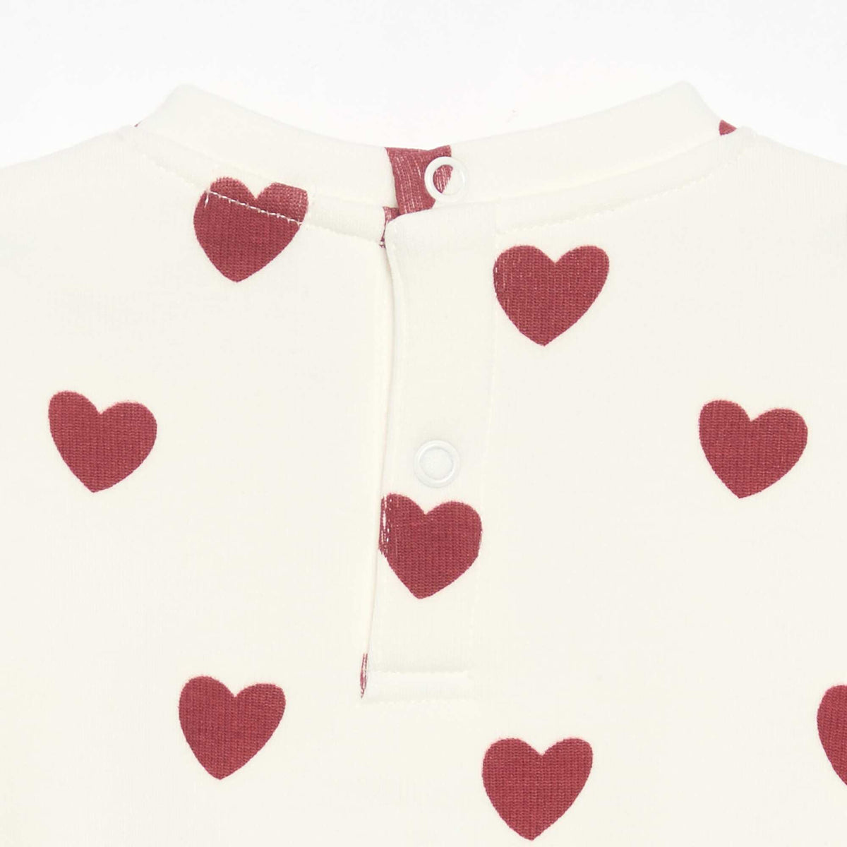 Long-sleeved sweatshirt WHITE
