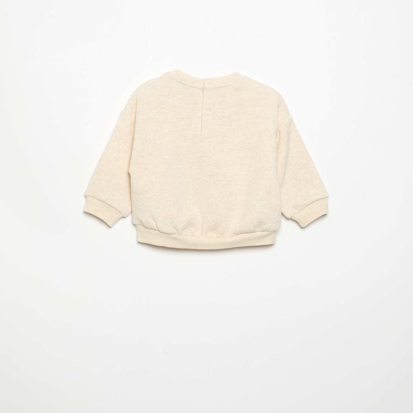 Long-sleeved sweatshirt BEIGE
