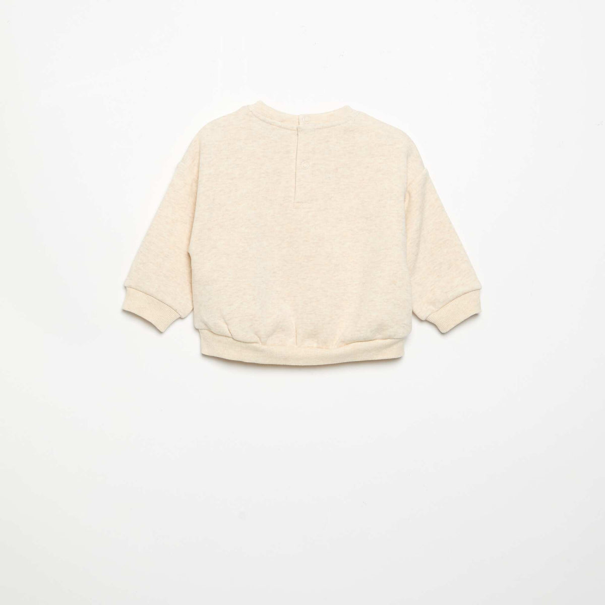 Long-sleeved sweatshirt BEIGE