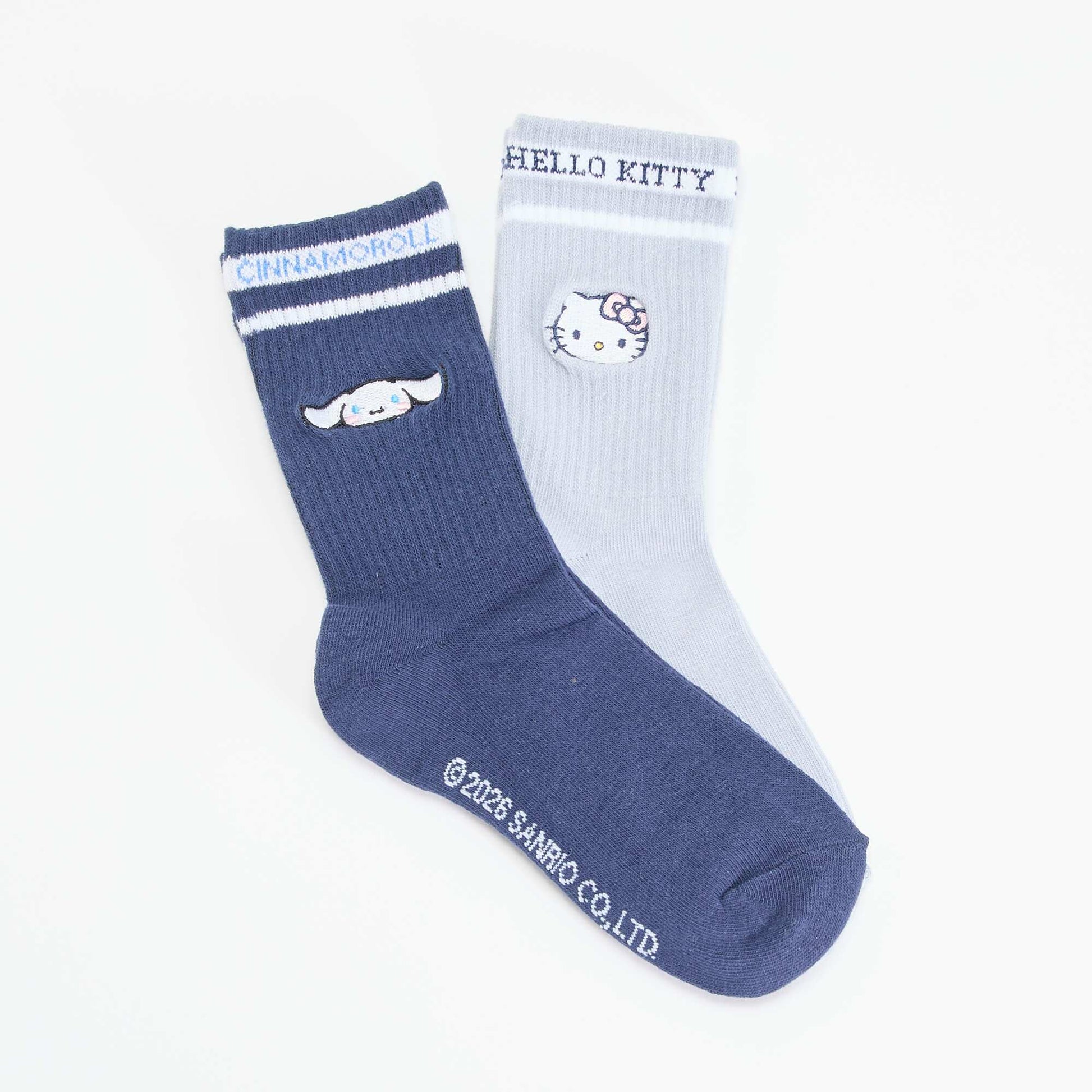 Pack of 2 \'Hello Kitty\' novelty socks BLUE
