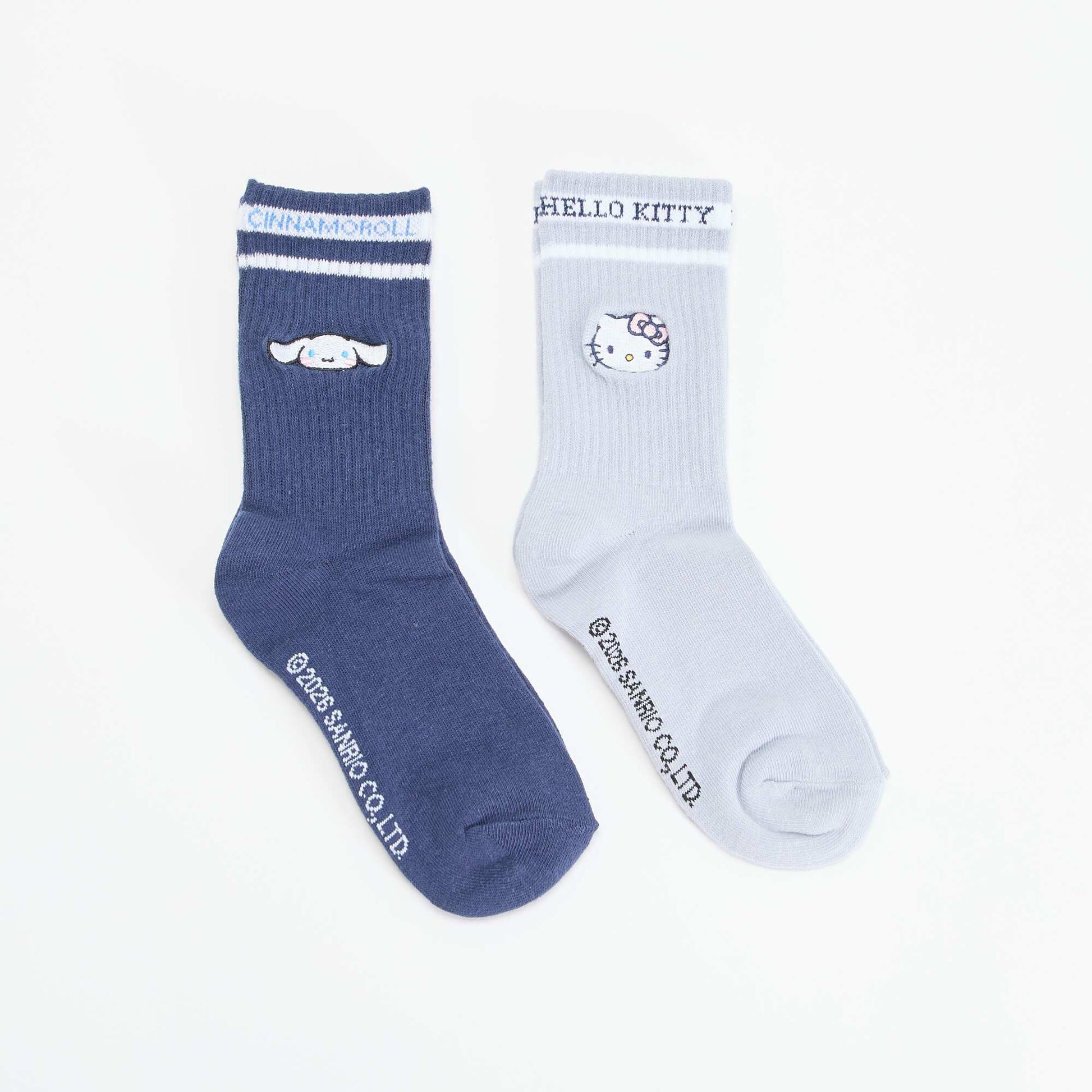 Pack of 2 \'Hello Kitty\' novelty socks BLUE