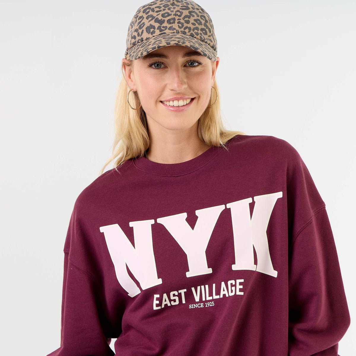 Crop top sweatshirt PURPLE