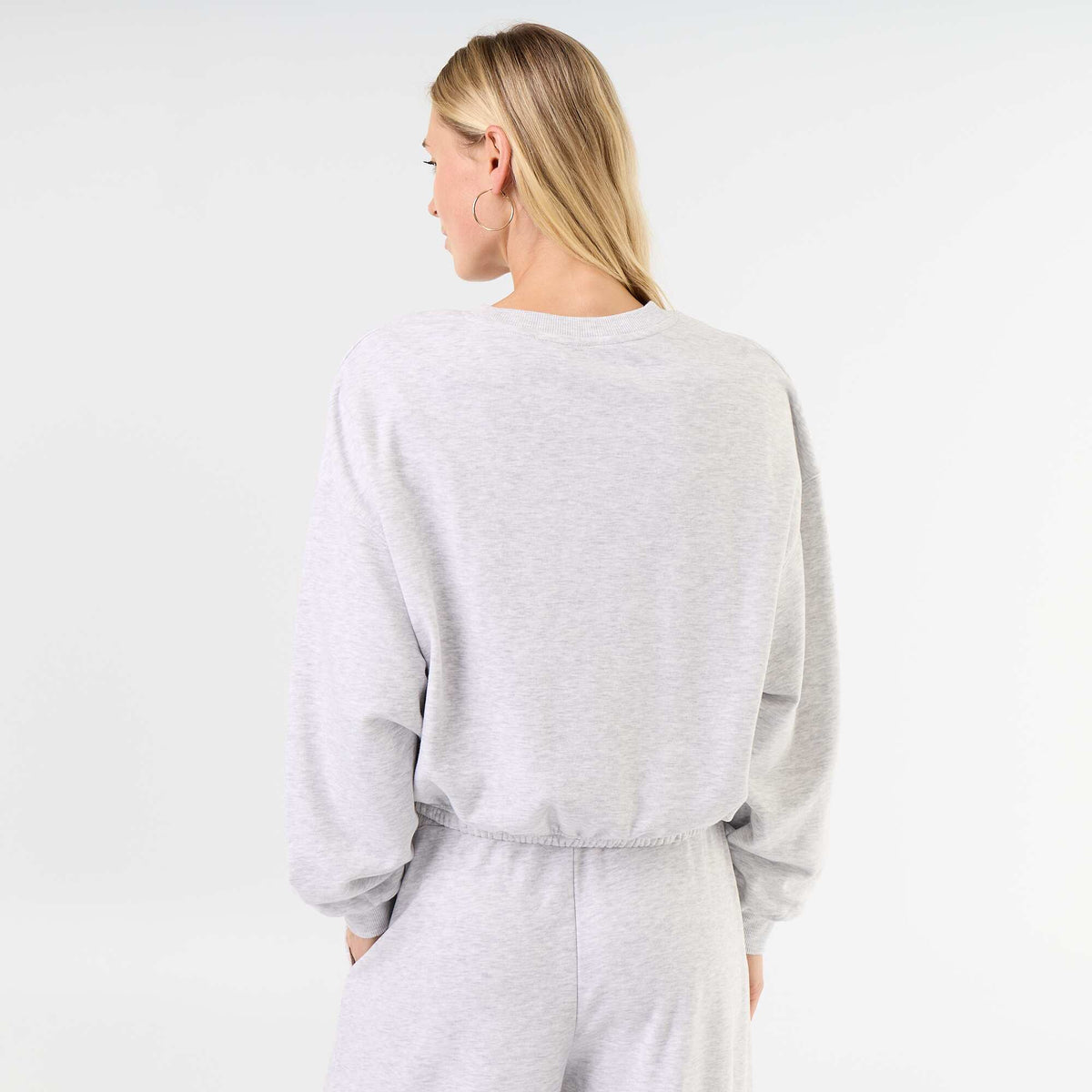 Crop top sweatshirt GREY