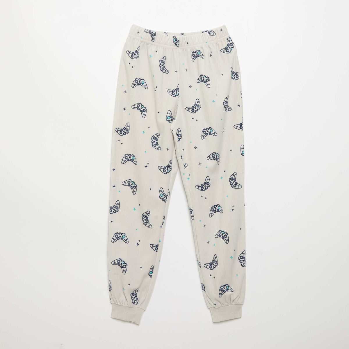 Cozy Fleece 2-Piece Pajamas - Sweatshirt + Pants GREY