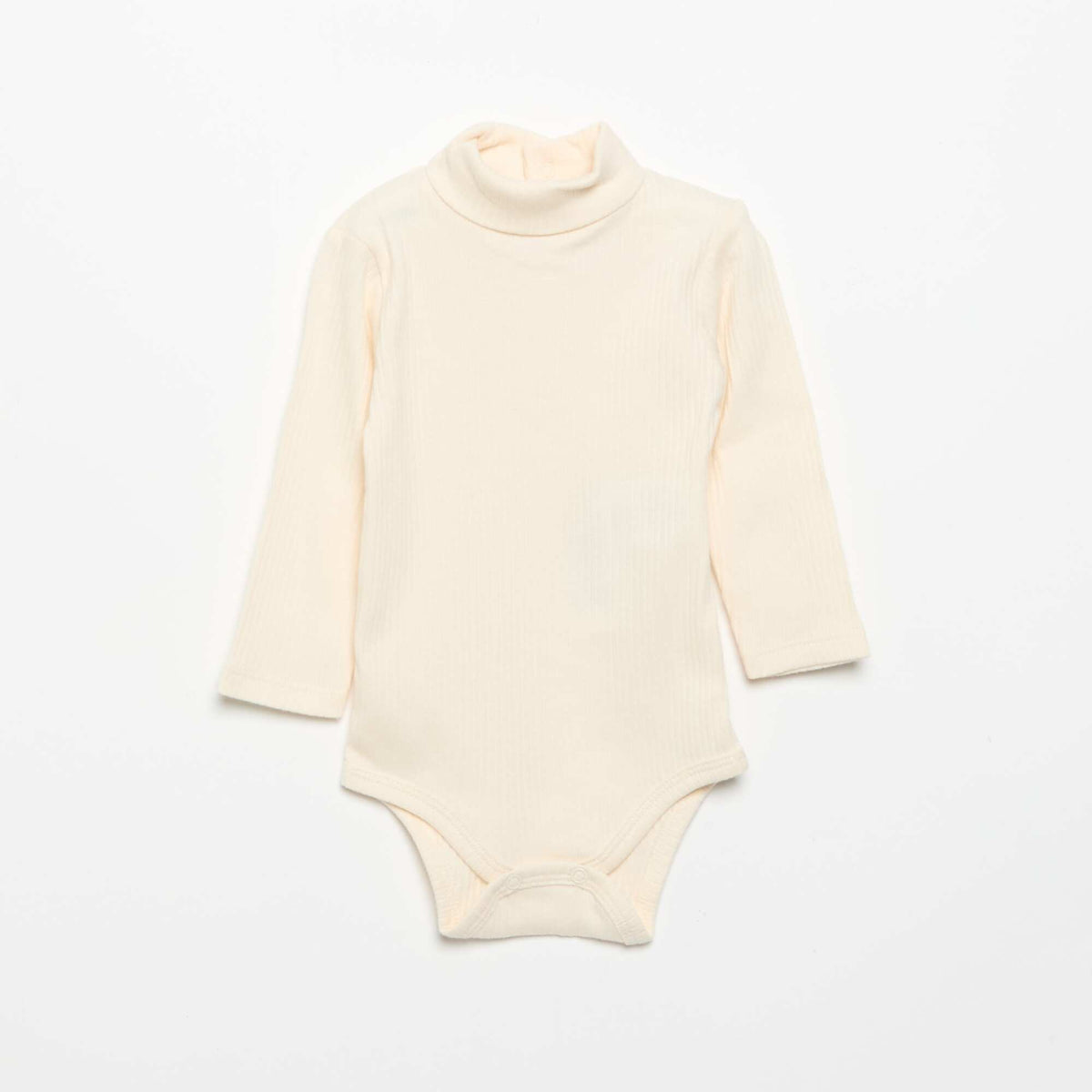 Pack of 3 Turtleneck Bodysuits BEIGE