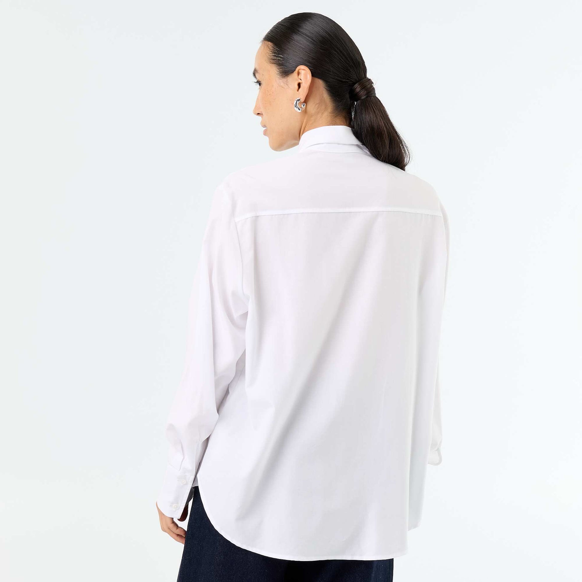 Pussy-bow blouse WHITE