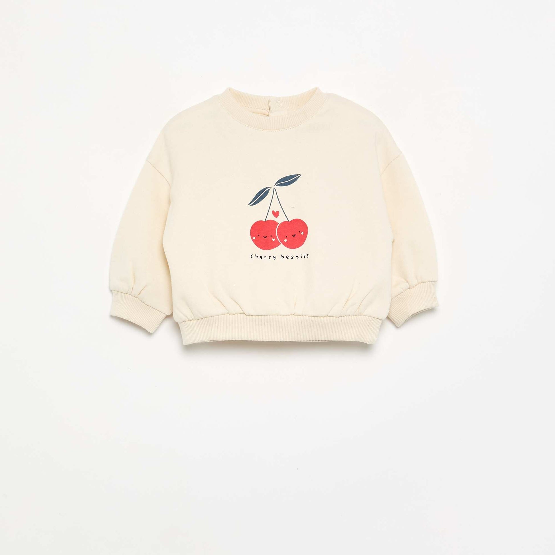 Printed sweatshirt and leggings set WHITE
