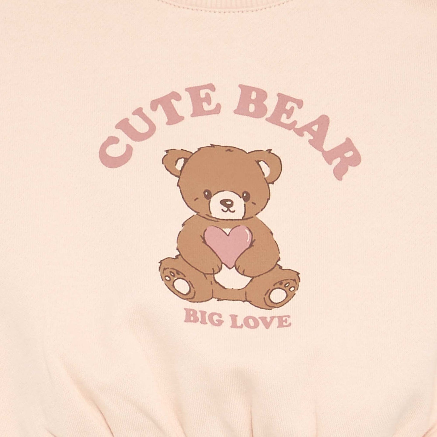 Printed sweatshirt and leggings set PINK