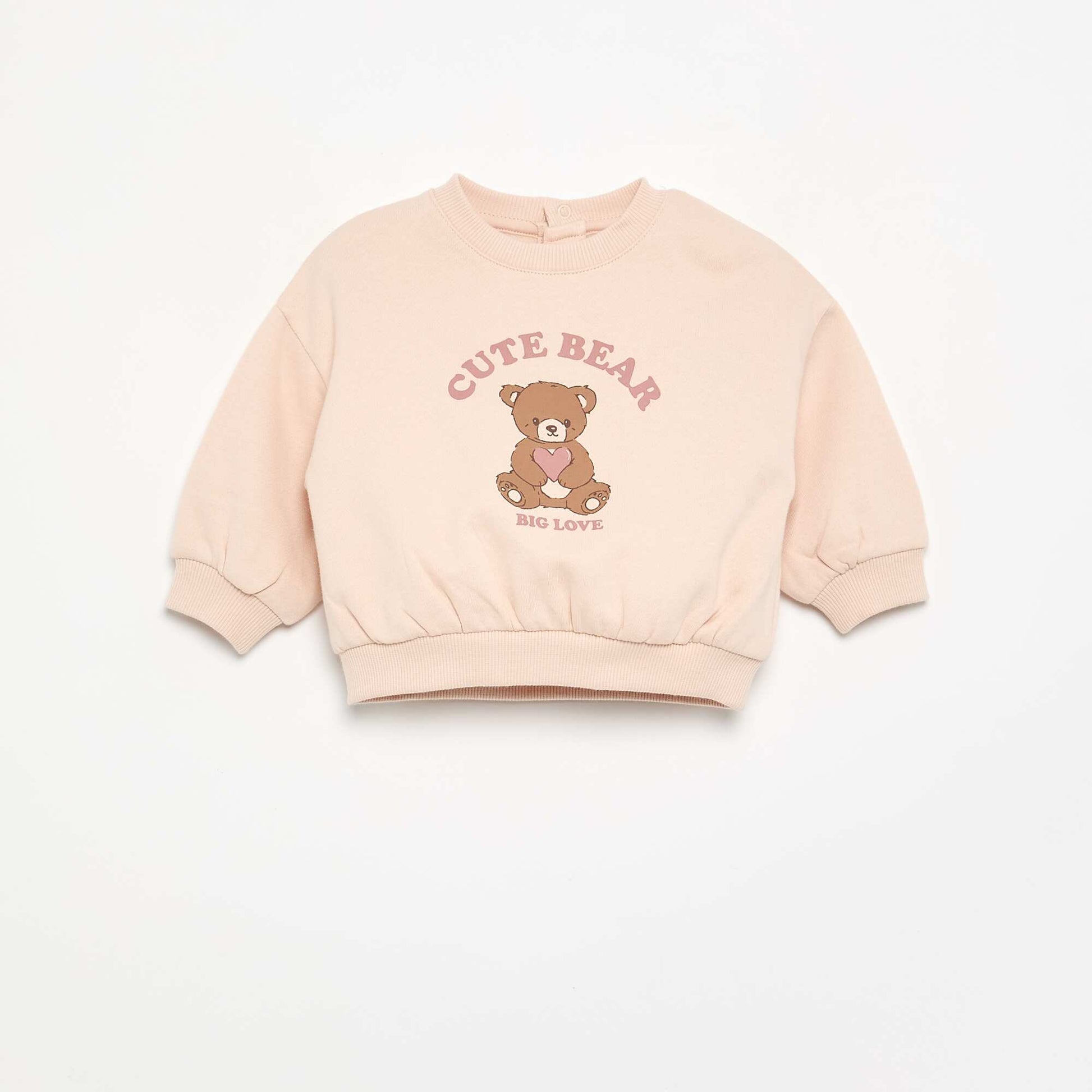 Printed sweatshirt and leggings set PINK
