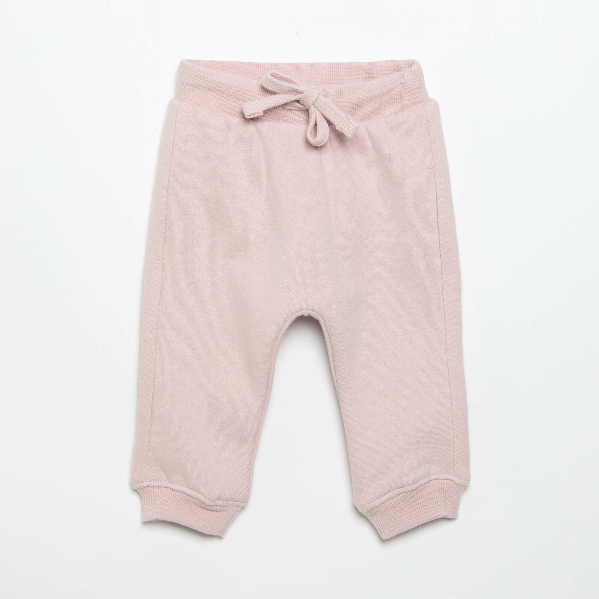 2-piece Fleece Jogging Set - Sweatshirt + Trousers PURPLE