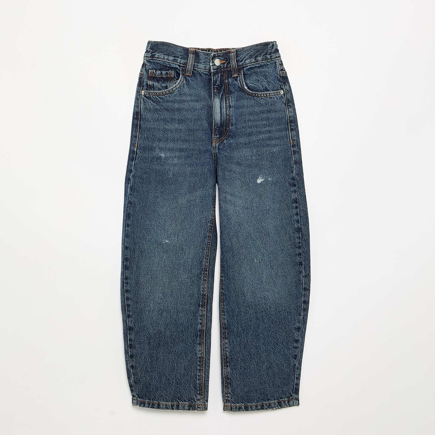 Wide-leg denim trousers BLUE