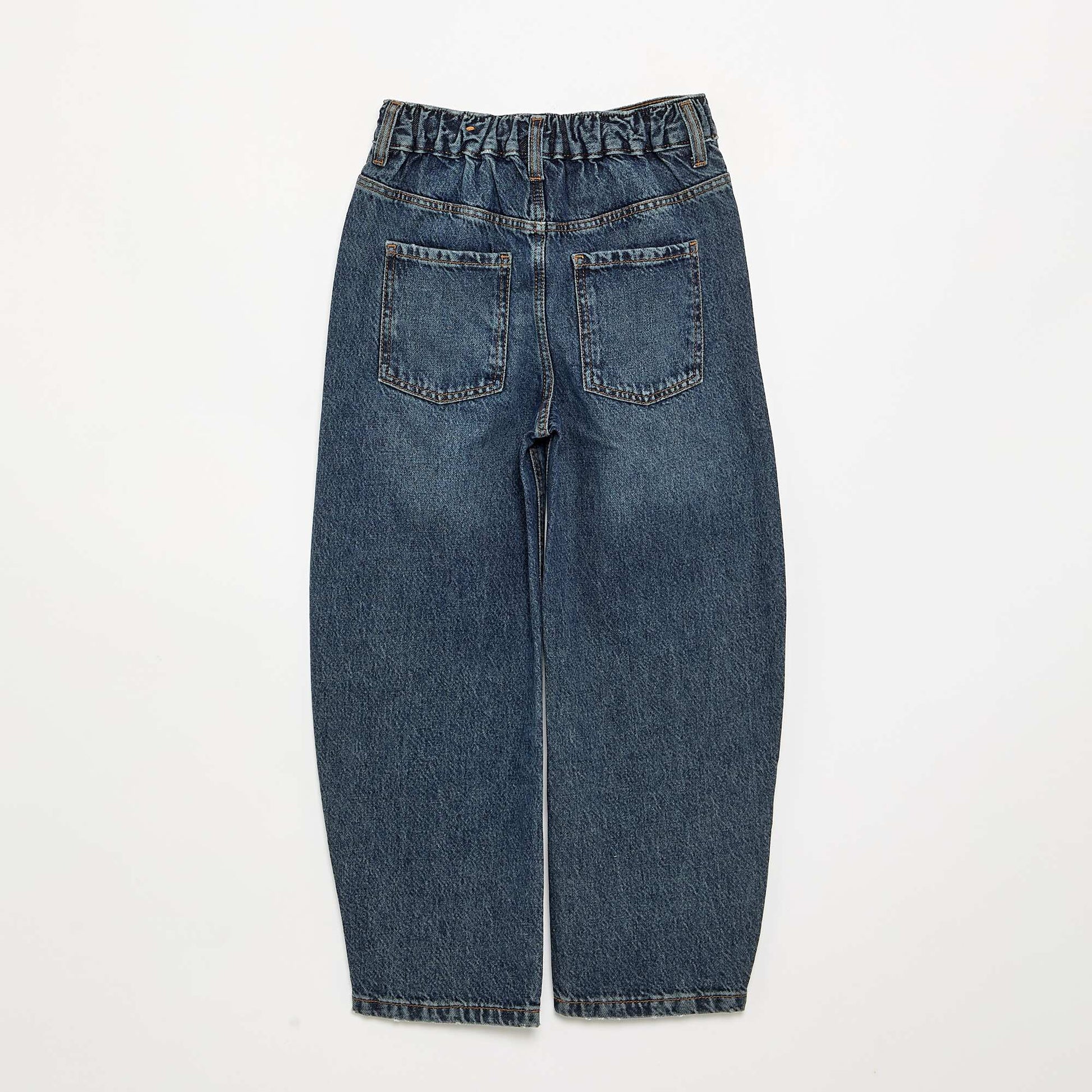 Wide-leg denim trousers BLUE