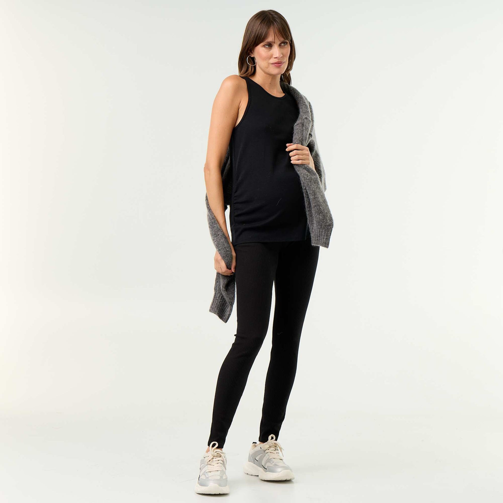 Maternity leggings BLACK