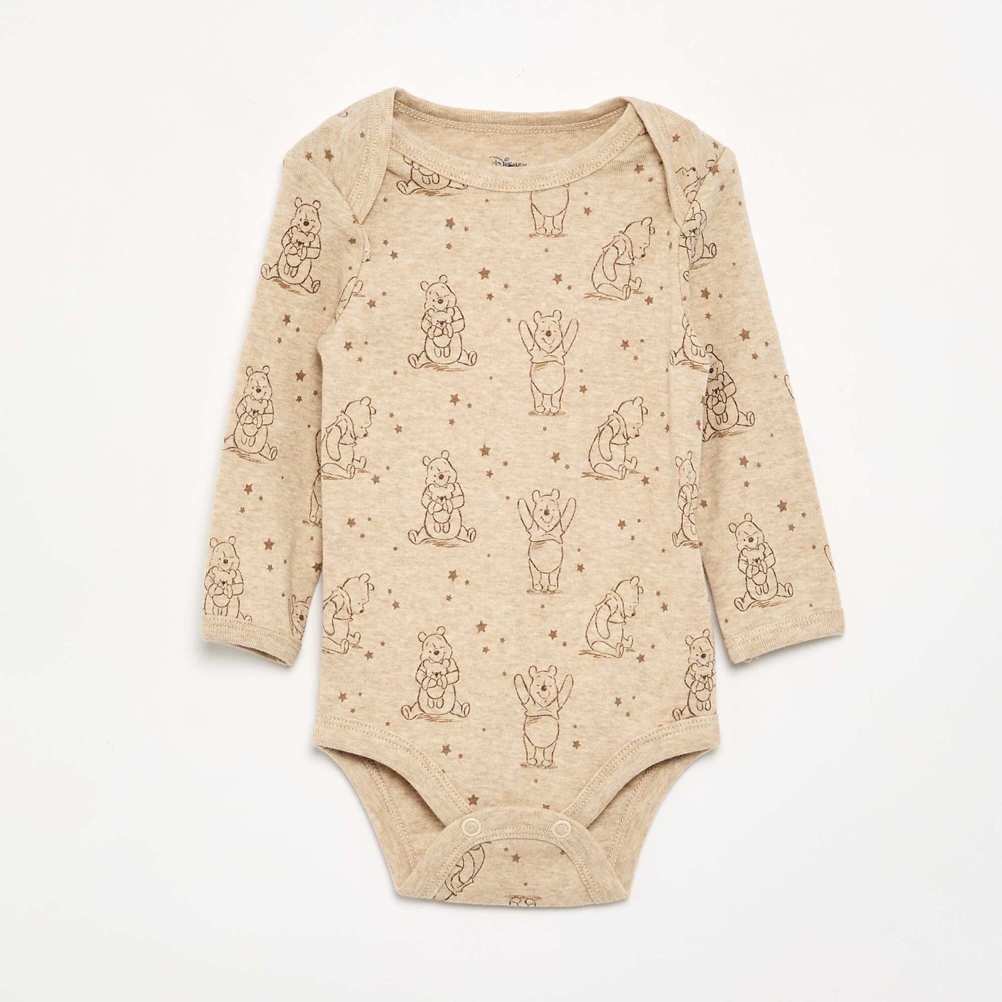 2-piece sleep set - Sleeveless sleepsuit + bodysuit BEIGE