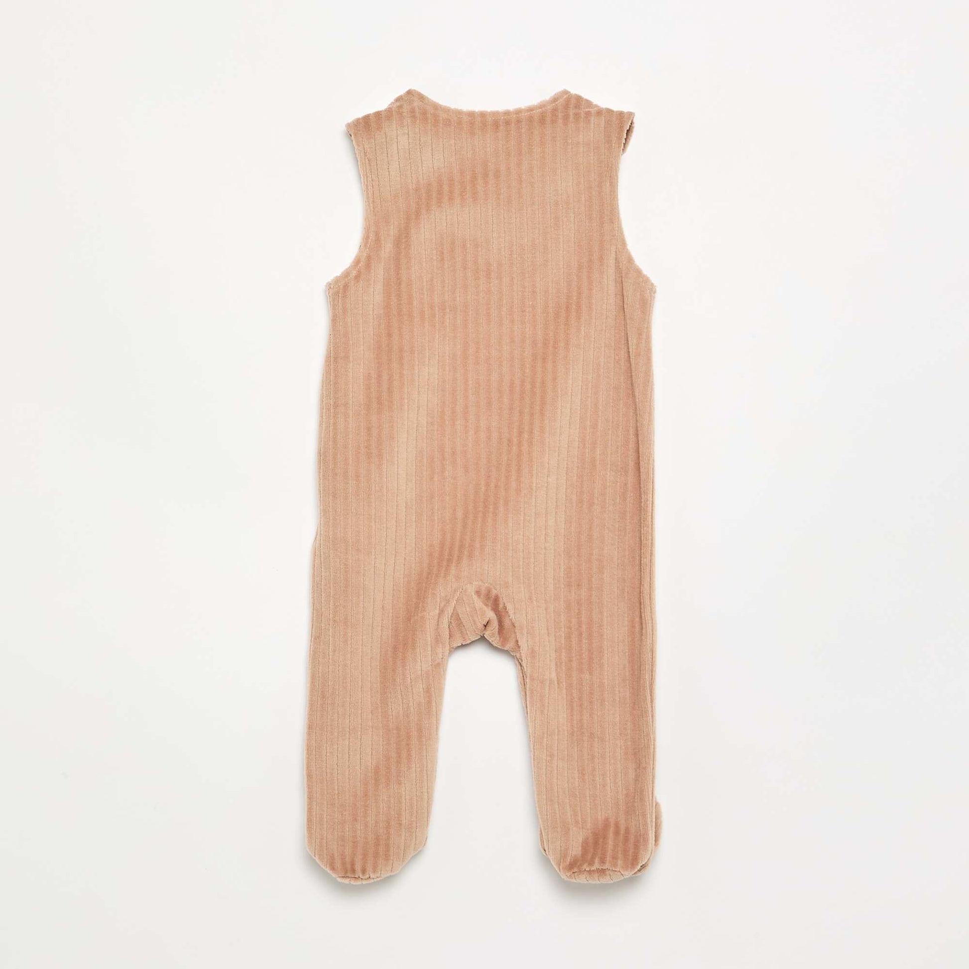 2-piece sleep set - Sleeveless sleepsuit + bodysuit BEIGE