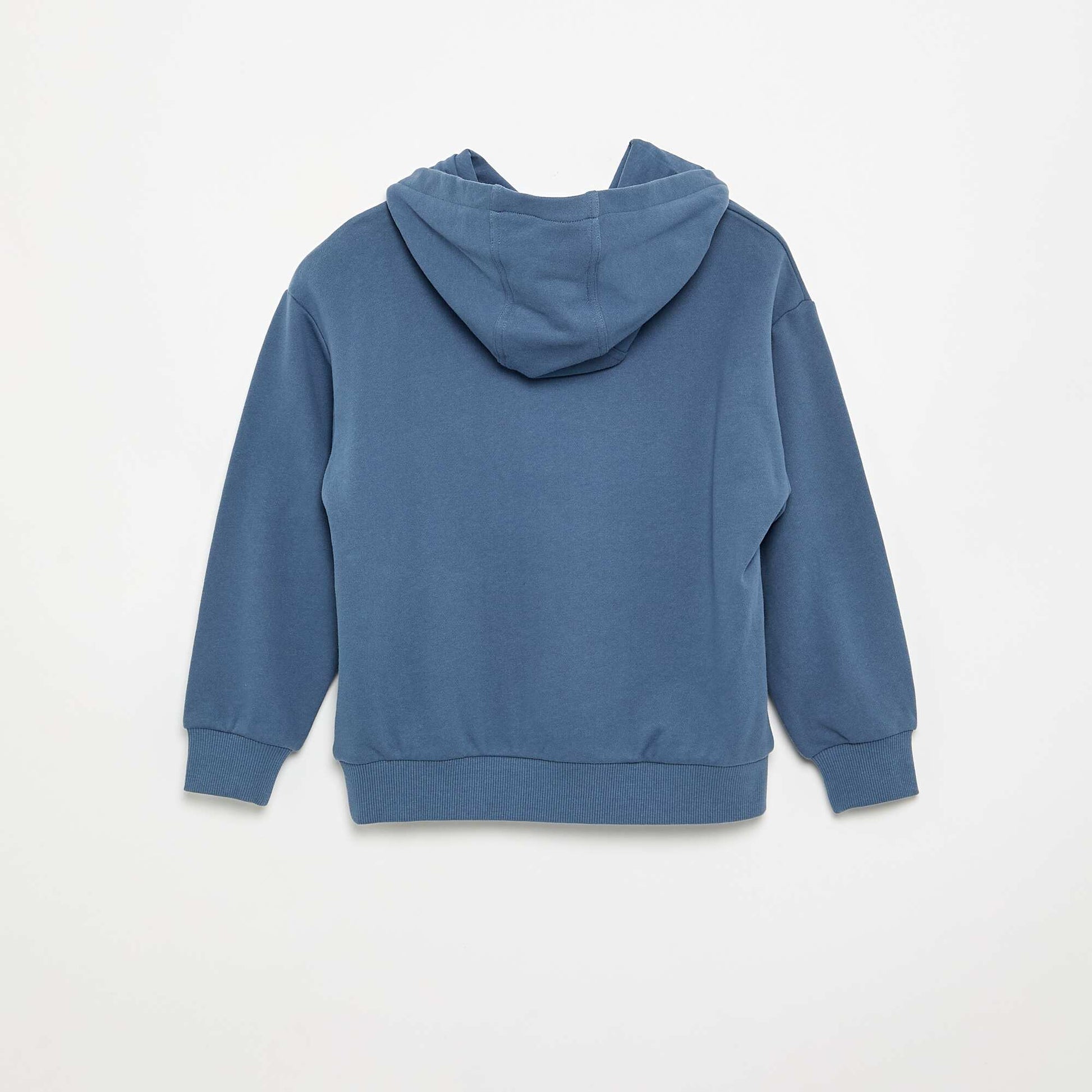 Hooded sweatshirt with kangaroo pocket BLUE