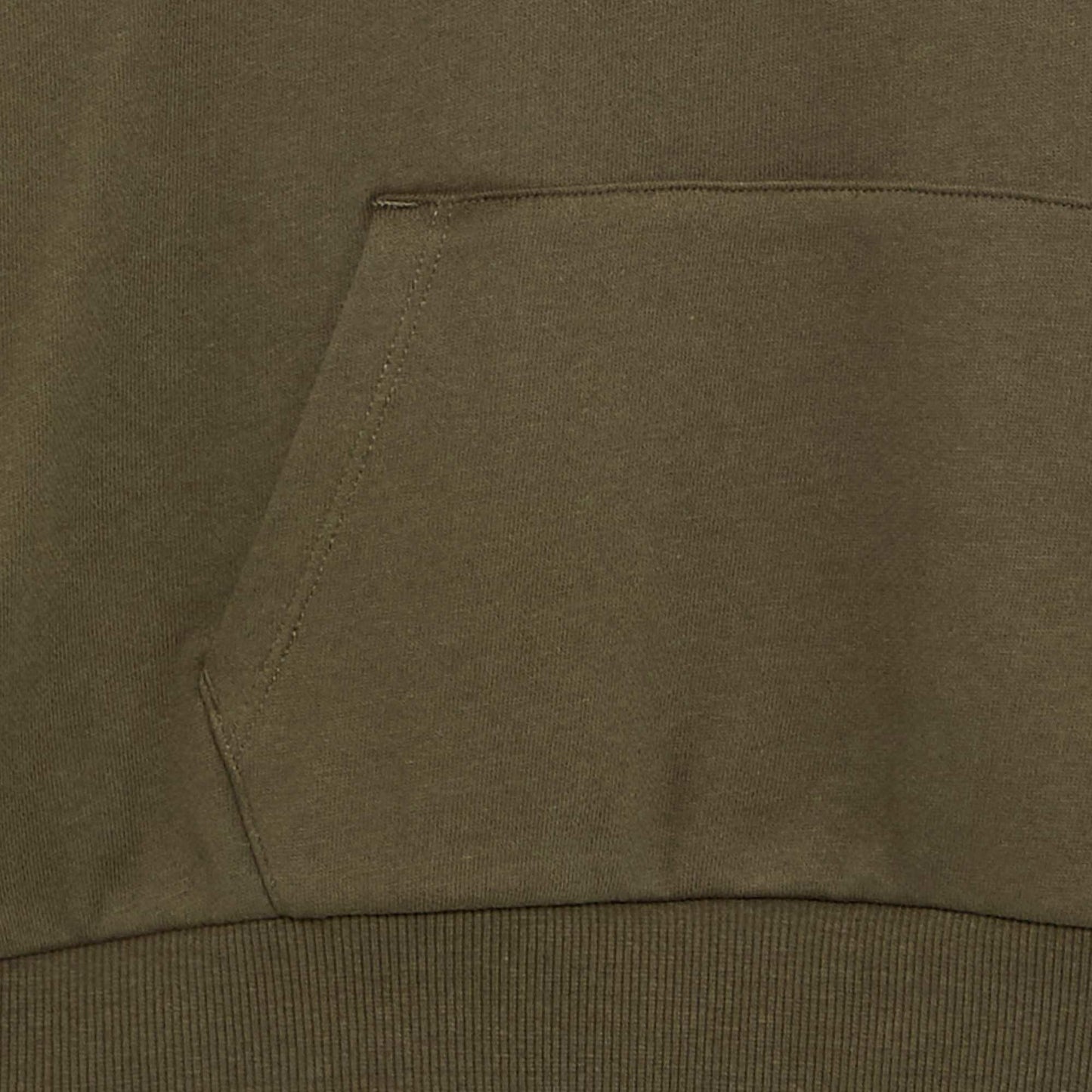 Hooded sweatshirt with kangaroo pocket KHAKI