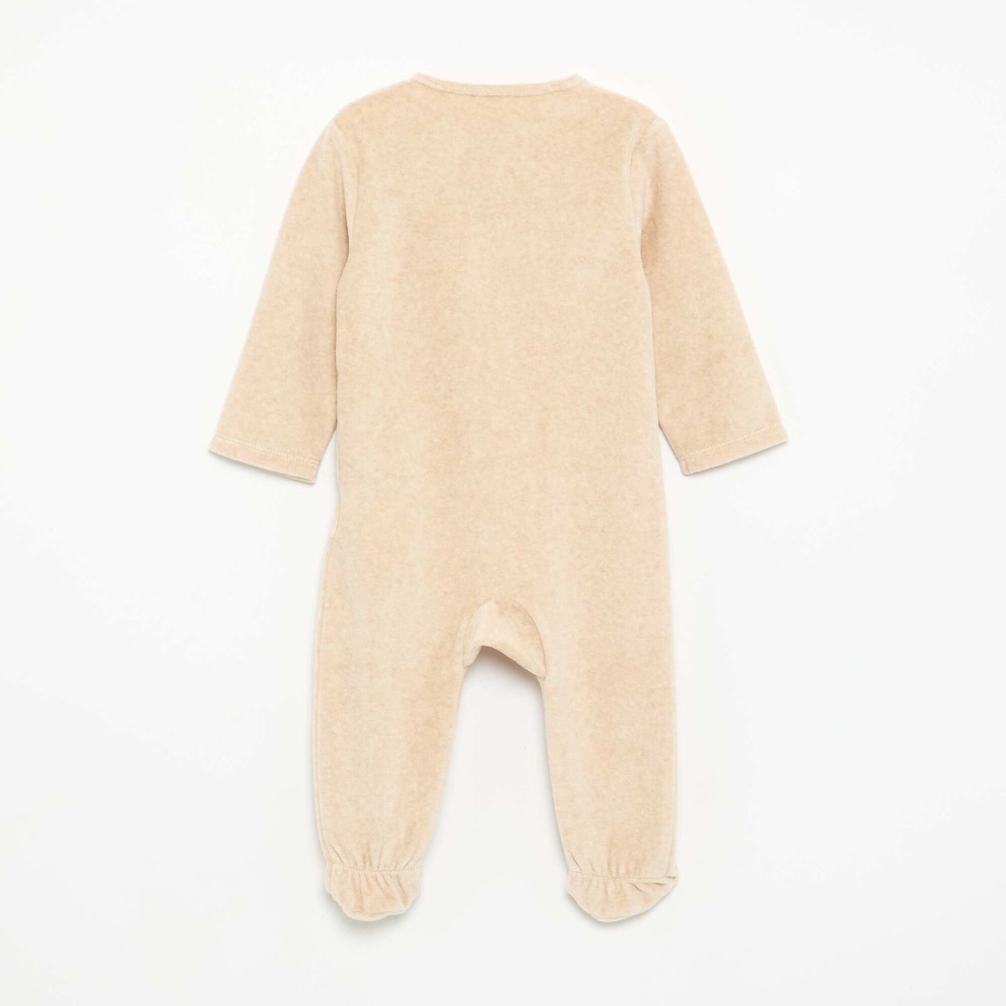 Disney long-sleeved velvet sleepsuit BEIGE