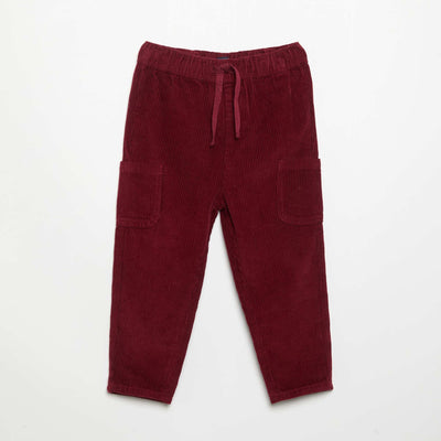 Corduroy trousers RED