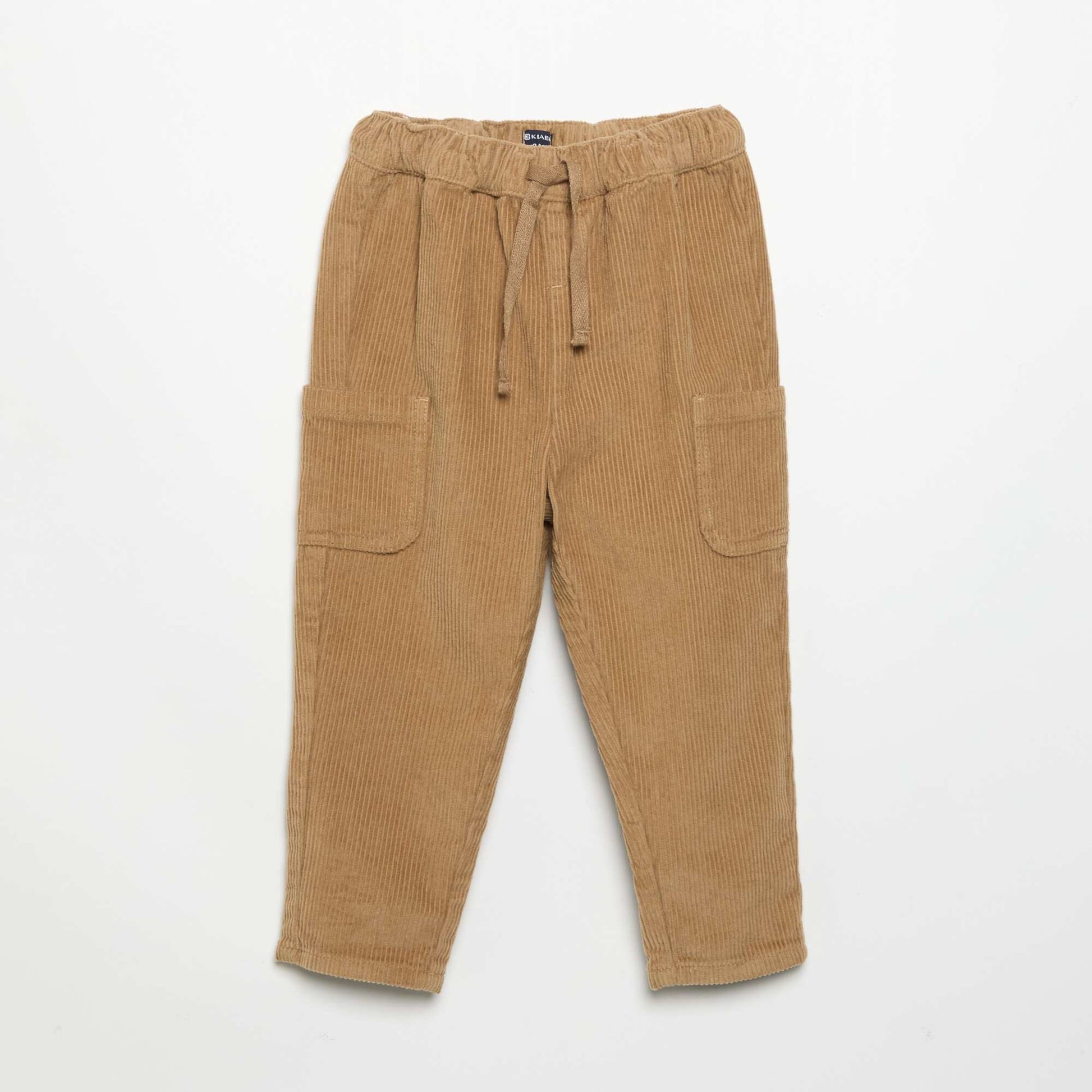 Corduroy trousers BEIGE