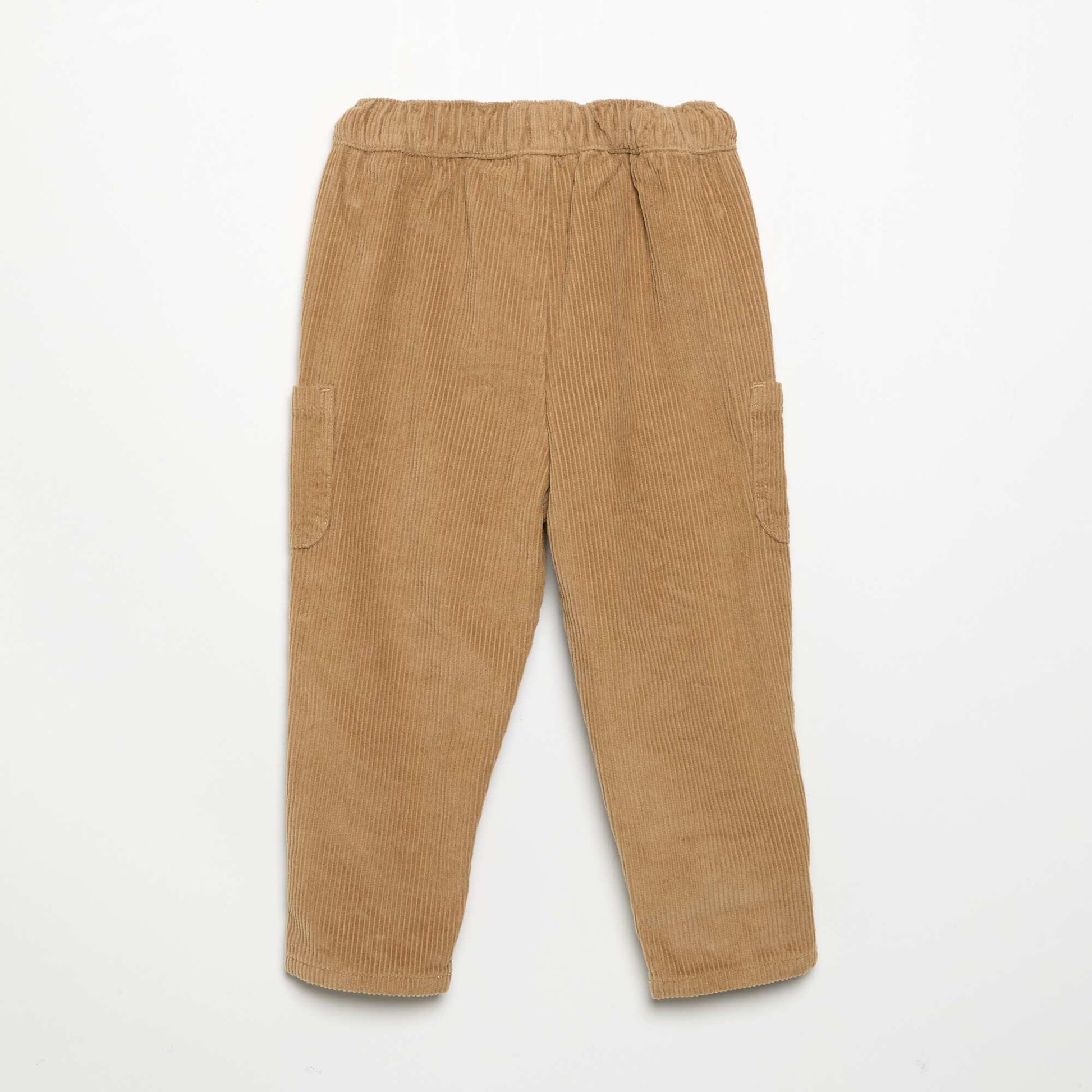Corduroy trousers BEIGE