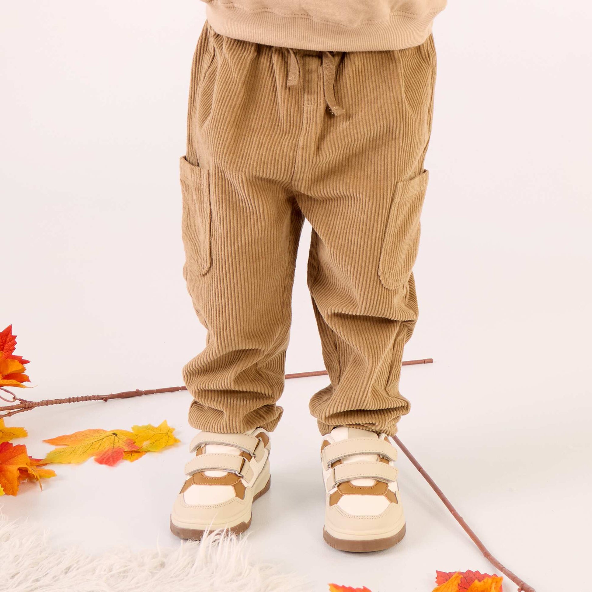 Corduroy trousers BEIGE