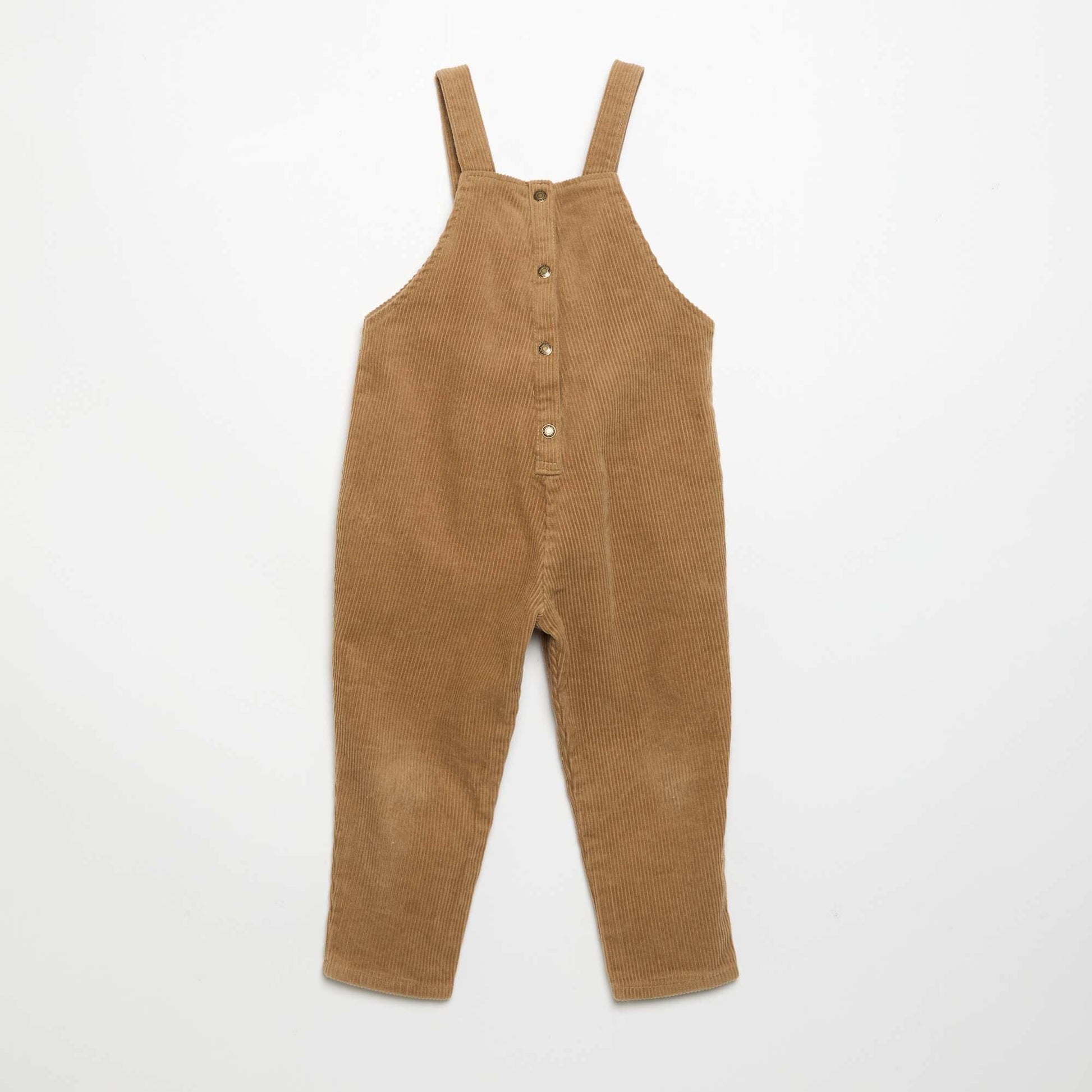 Corduroy Overalls BEIGE