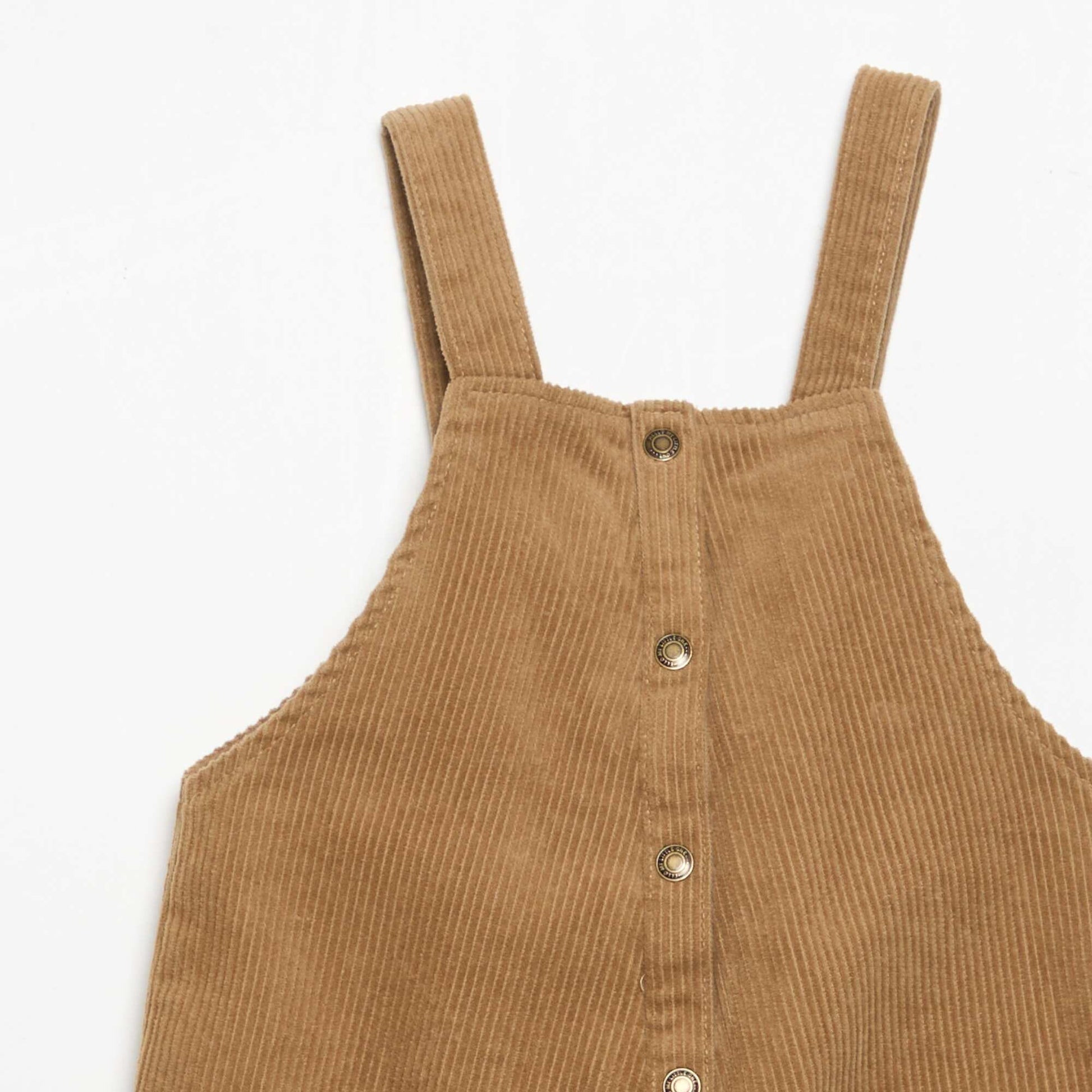 Corduroy Overalls BEIGE