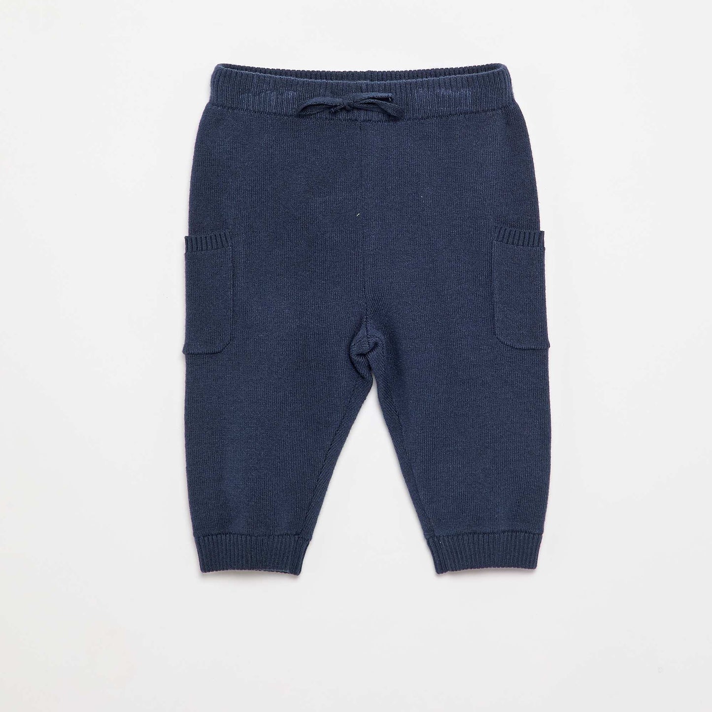 Solid knit pants NAVY