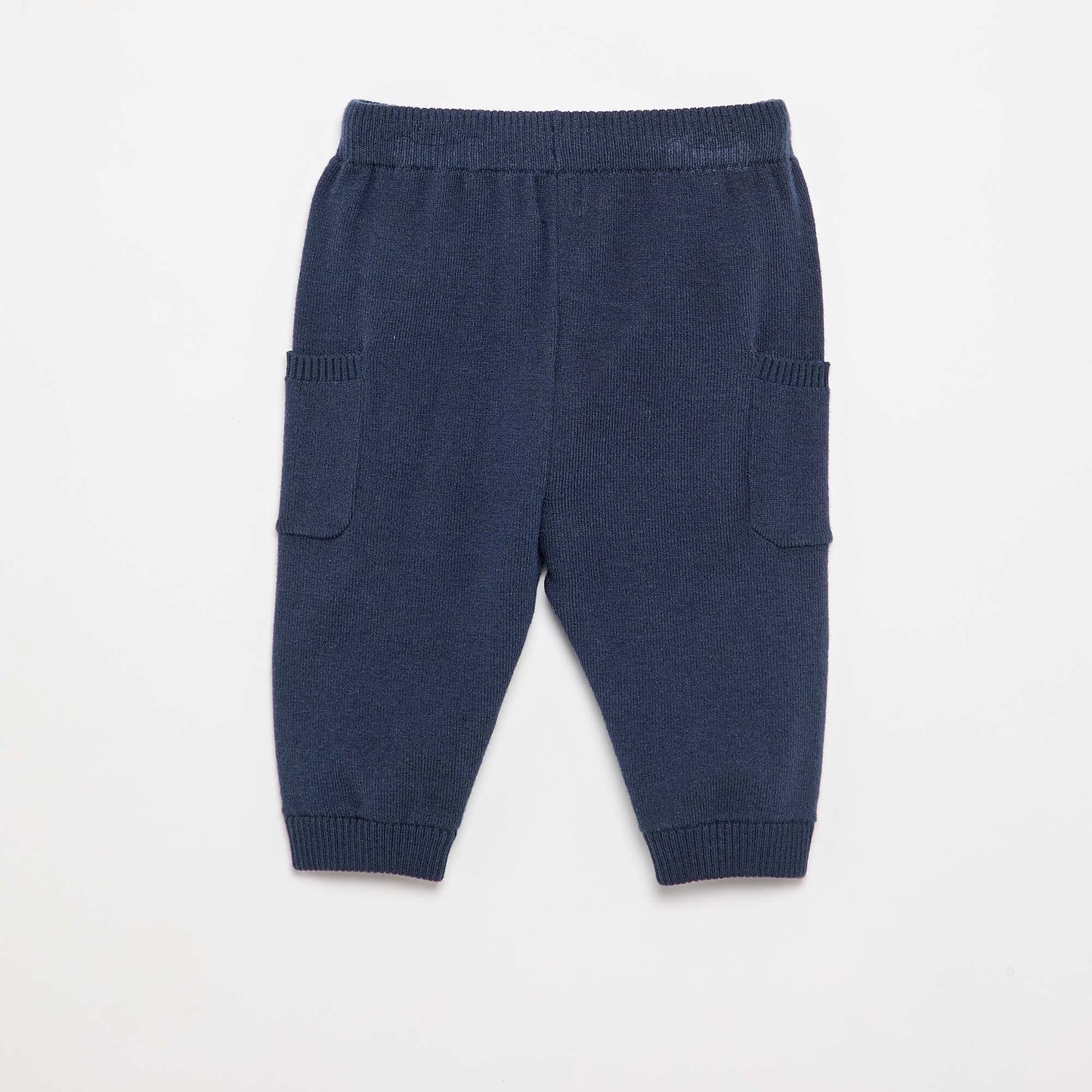 Solid knit pants NAVY