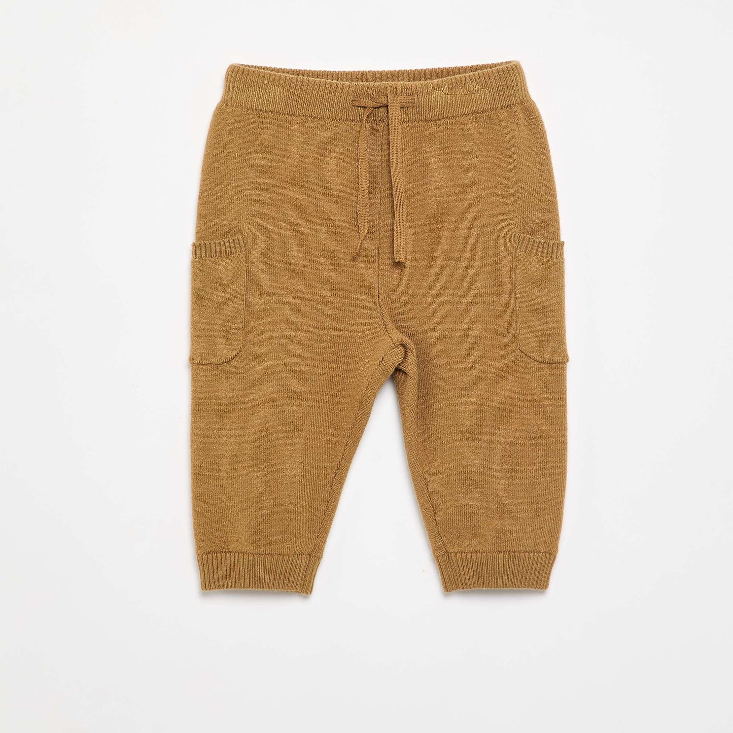 Solid knit pants GREEN