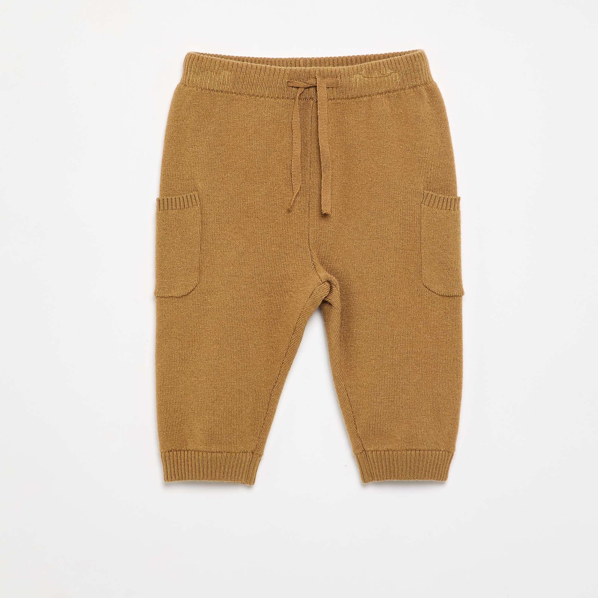 Solid knit pants GREEN