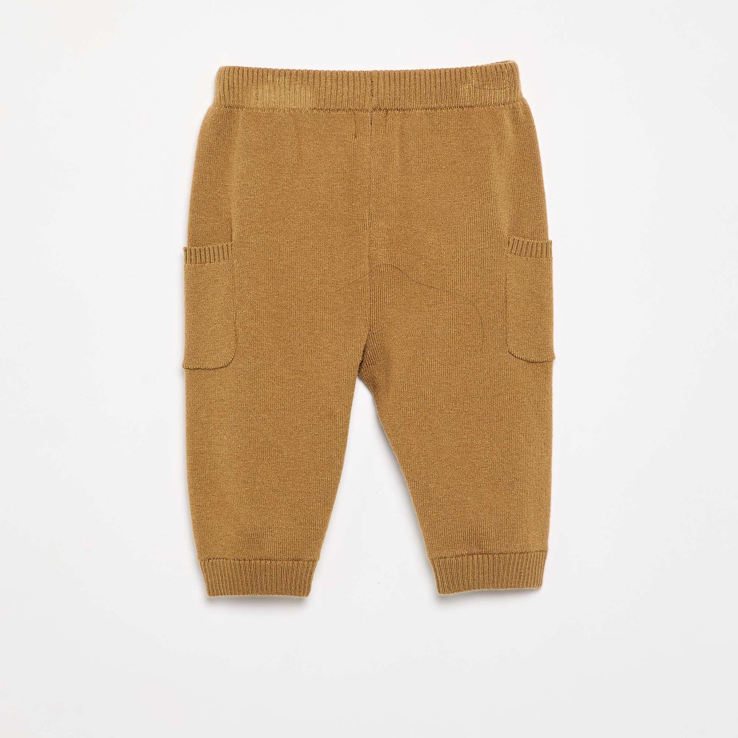 Solid knit pants GREEN