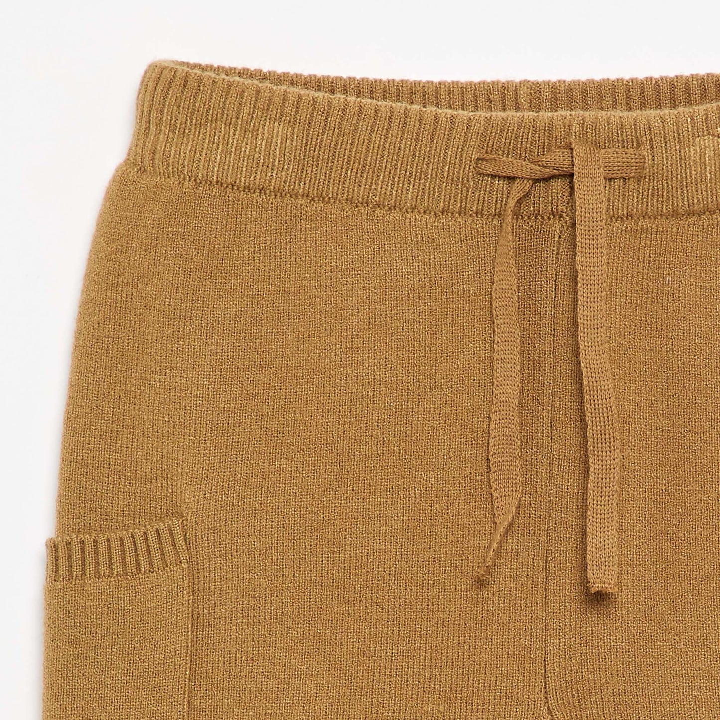 Solid knit pants GREEN