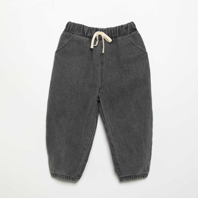Denim Jogger Pants GREY