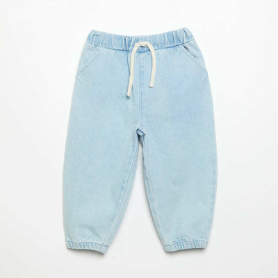 Denim Jogger Pants BLUE