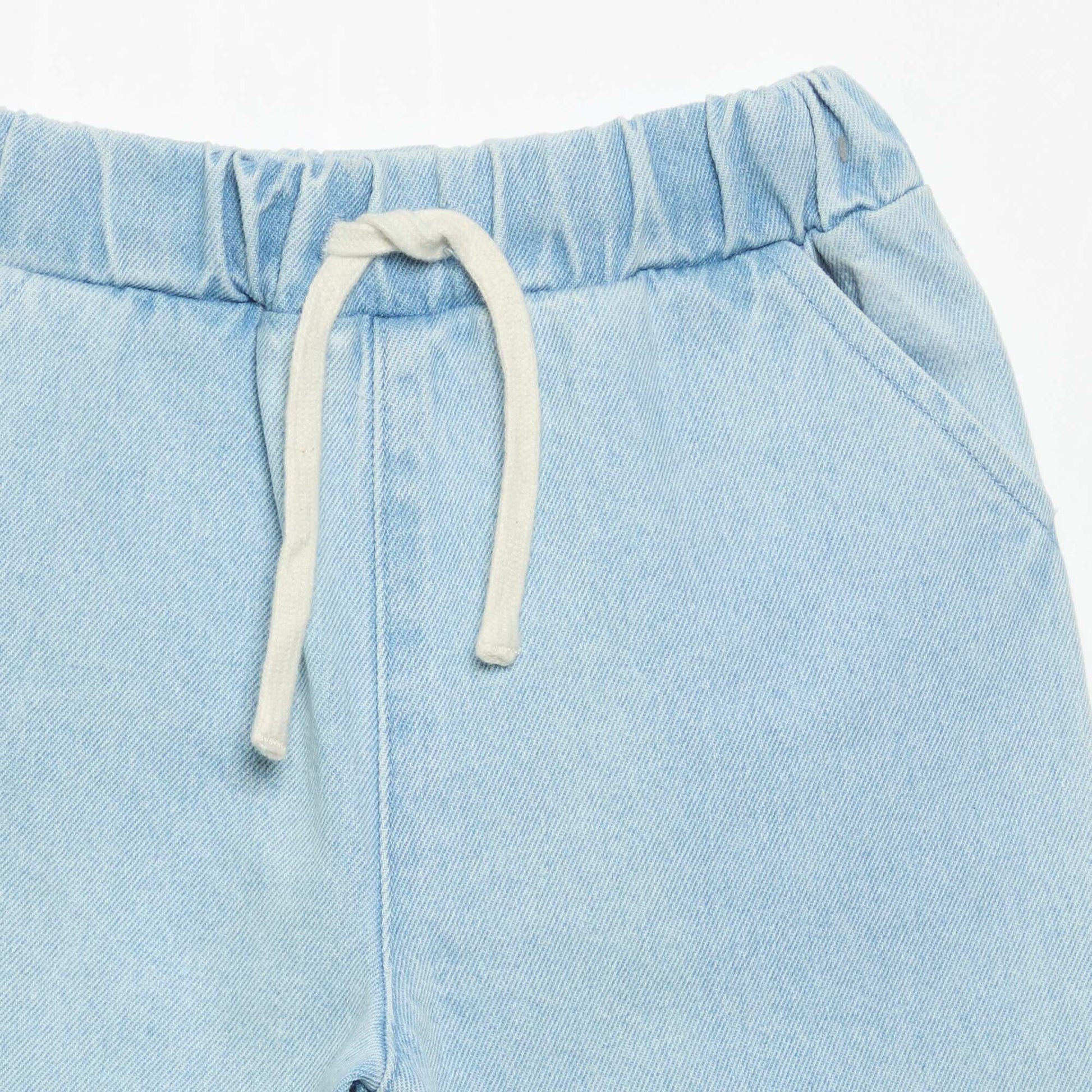 Denim Jogger Pants BLUE