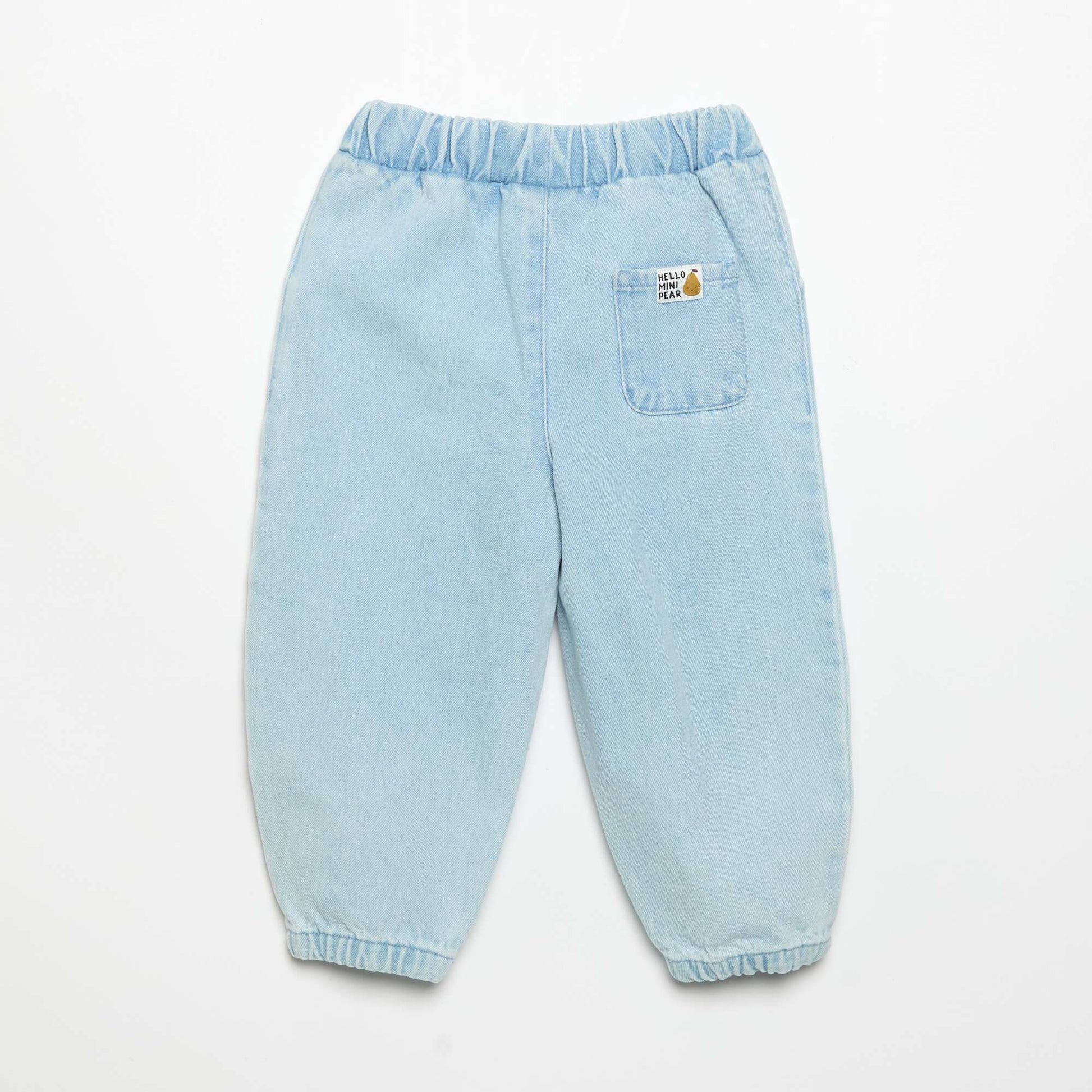 Denim Jogger Pants BLUE