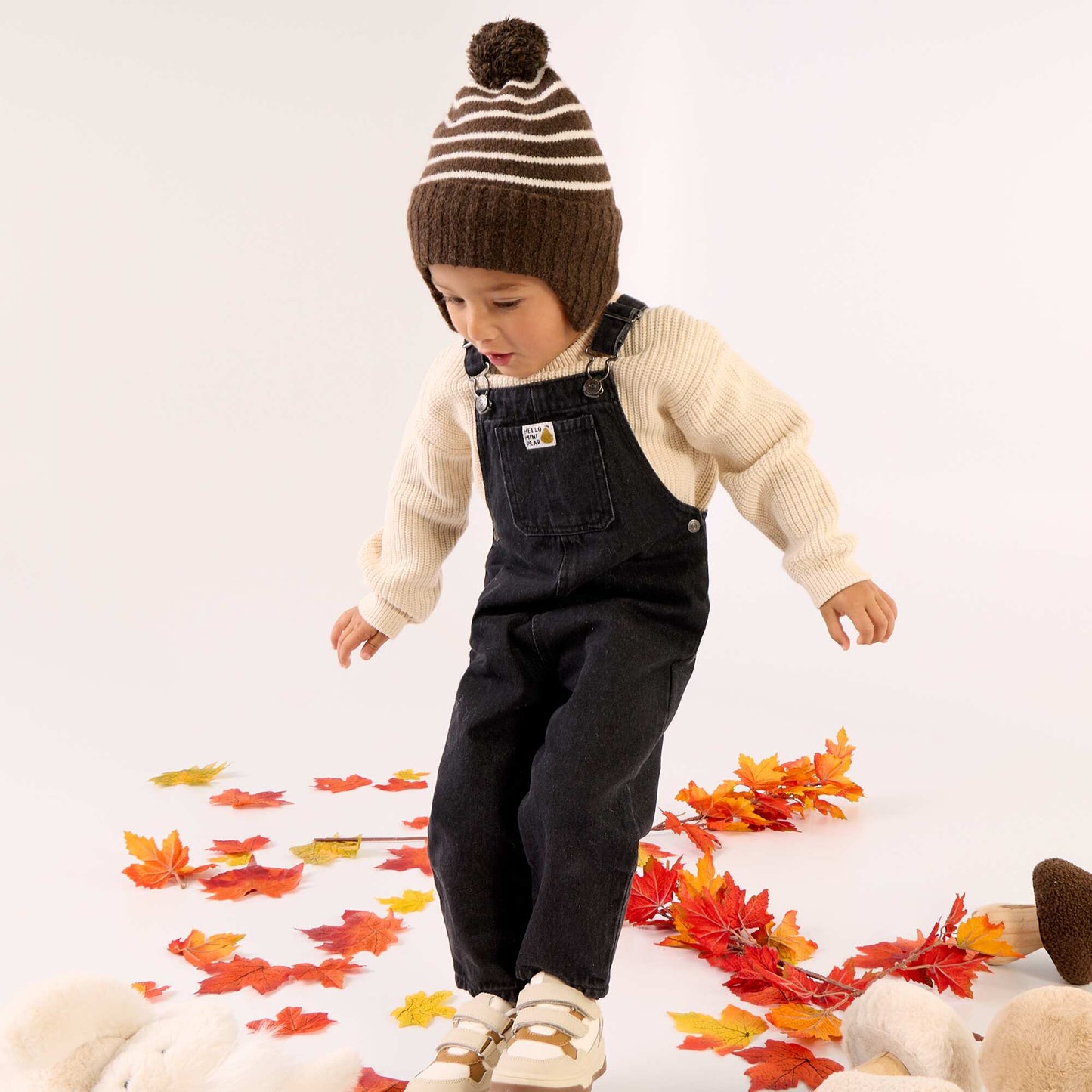 Long Overalls with Chest Pocket GREY
