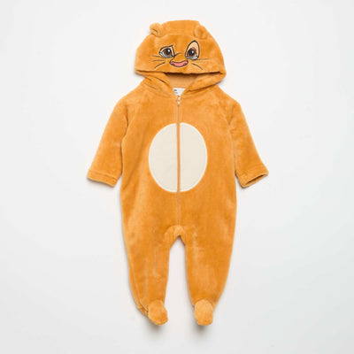 'Disney' Hooded Sleepsuit BEIGE
